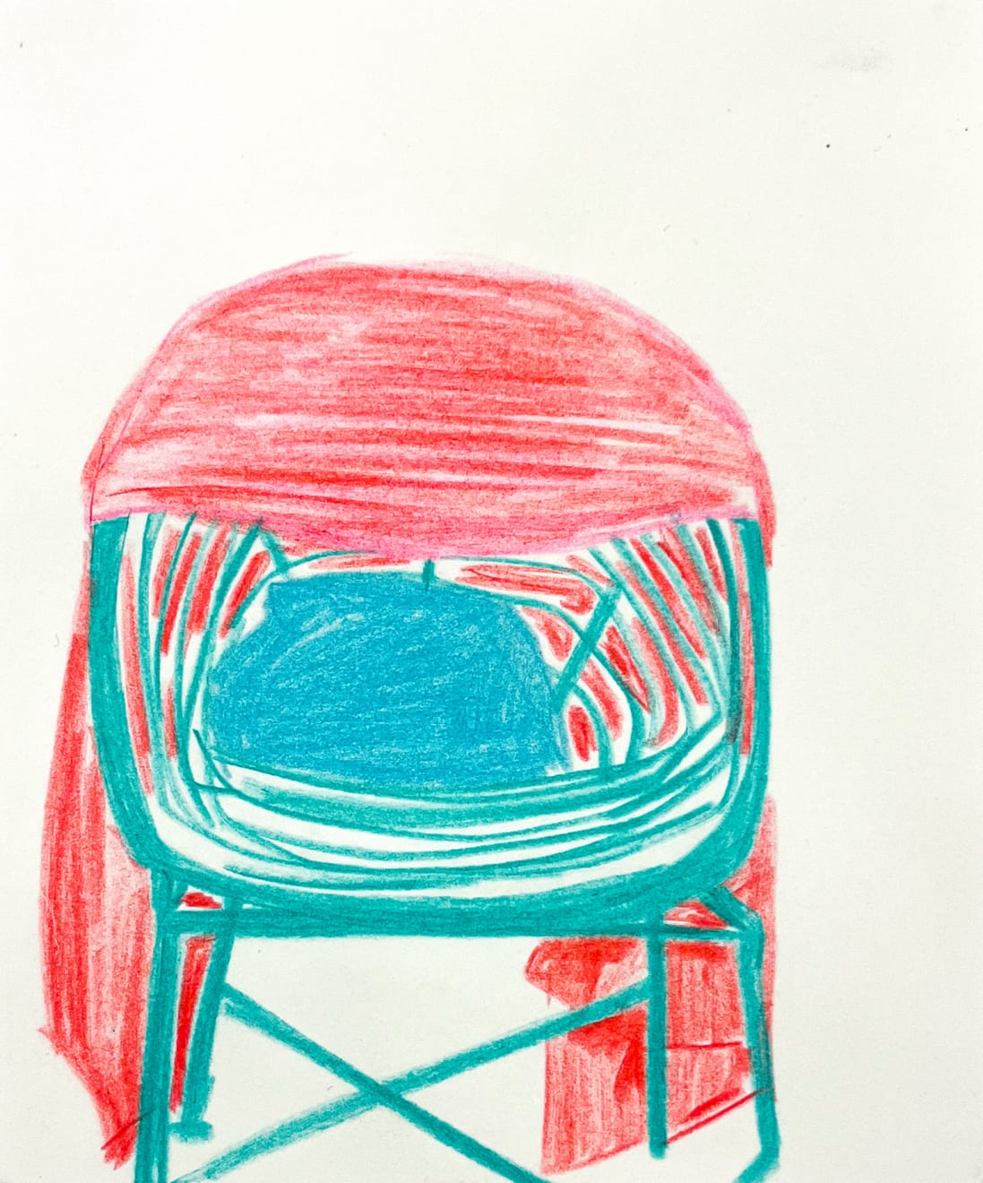 Christmas Secret Bid Auction 2025, LOT 20: Chloé Bocquet - La rouge sur la verte, 2018