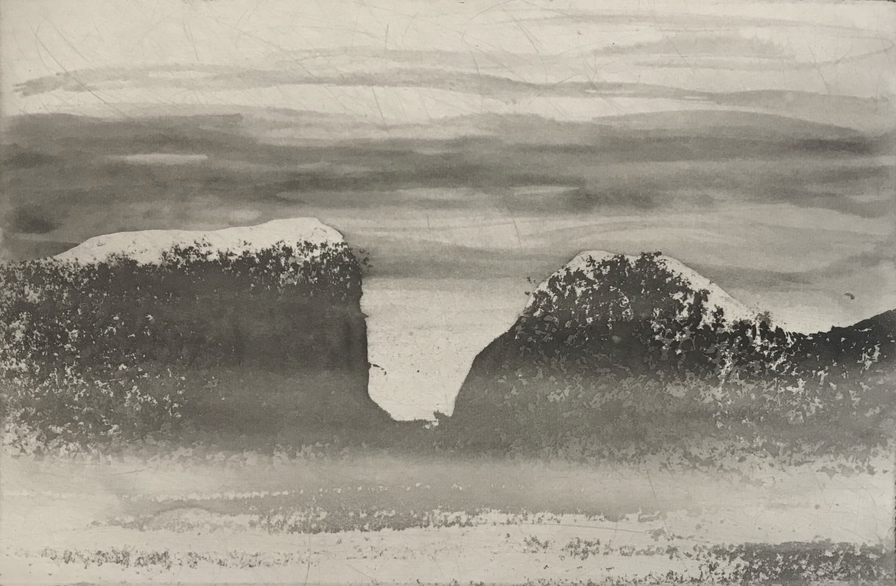 Norman Ackroyd, Puffin Island, 2018