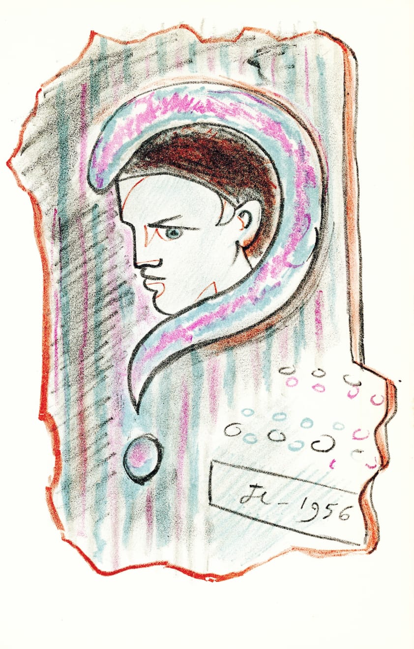 Summer Secret Bid Auction 2023, LOT 35: John Cocteau - From 'Les Monstres Sacrés’ (XXIII), 1957