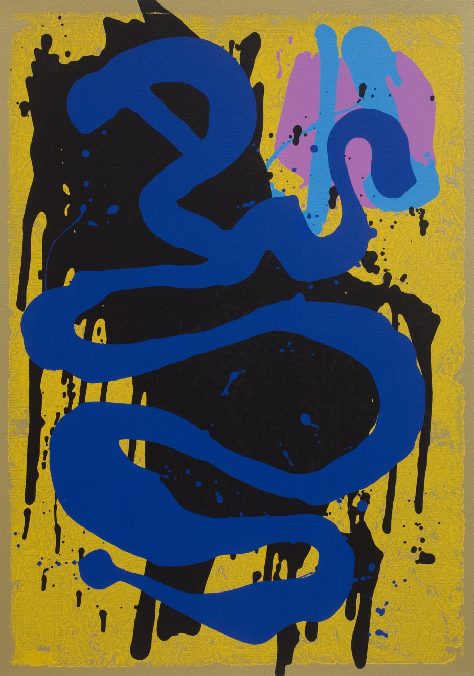 John Hoyland, Blue Snake, 1993