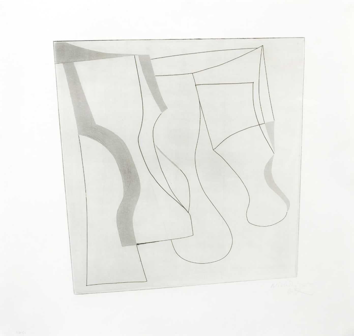 Ben Nicholson, Still Life with Grey, 1967