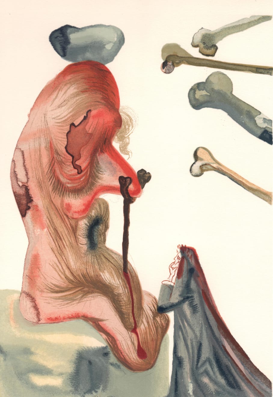 Salvador Dalí, Imposter (Inferno: Canto 18), 1960-64