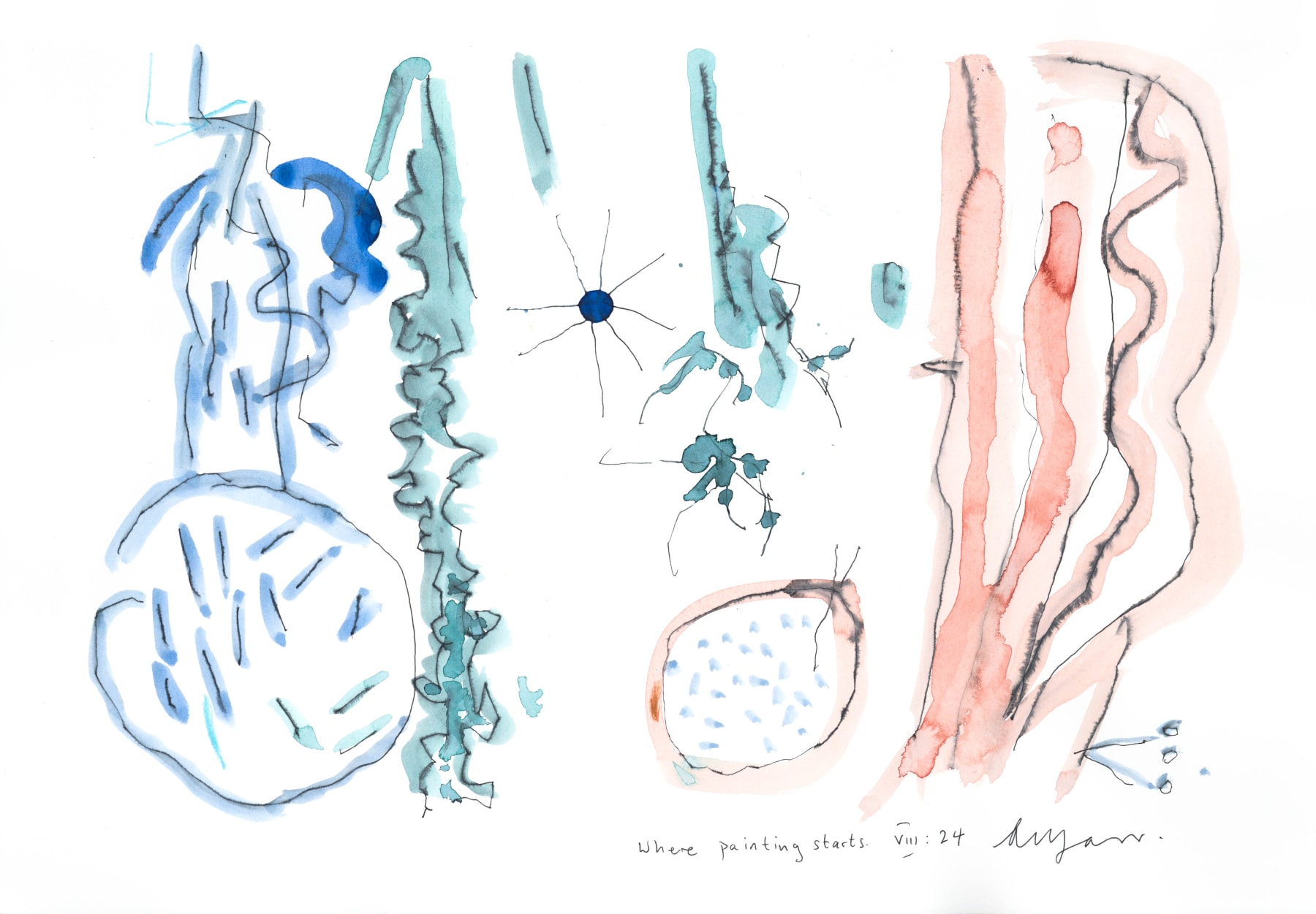 Andrew Marr, Where Painting Starts: VIII:24, 2024