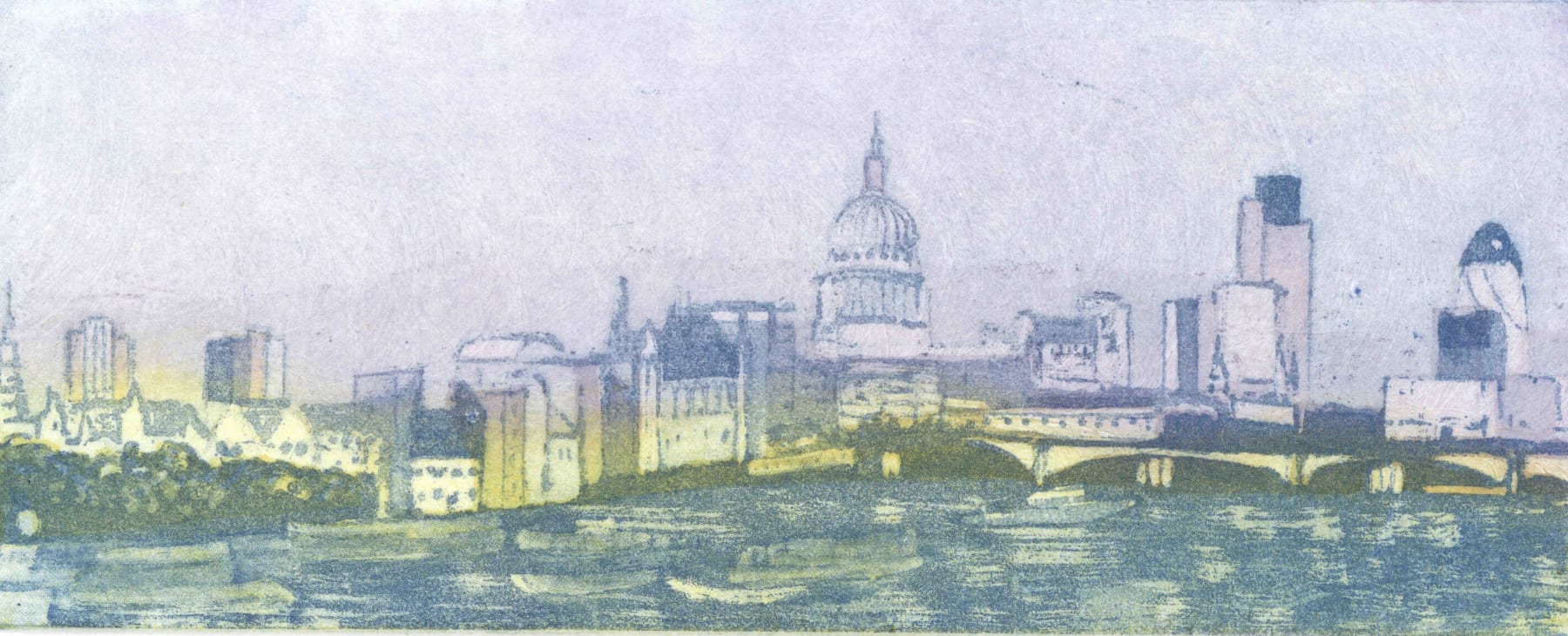 Karen Keogh, Dusk Over Blackfriars, 2010