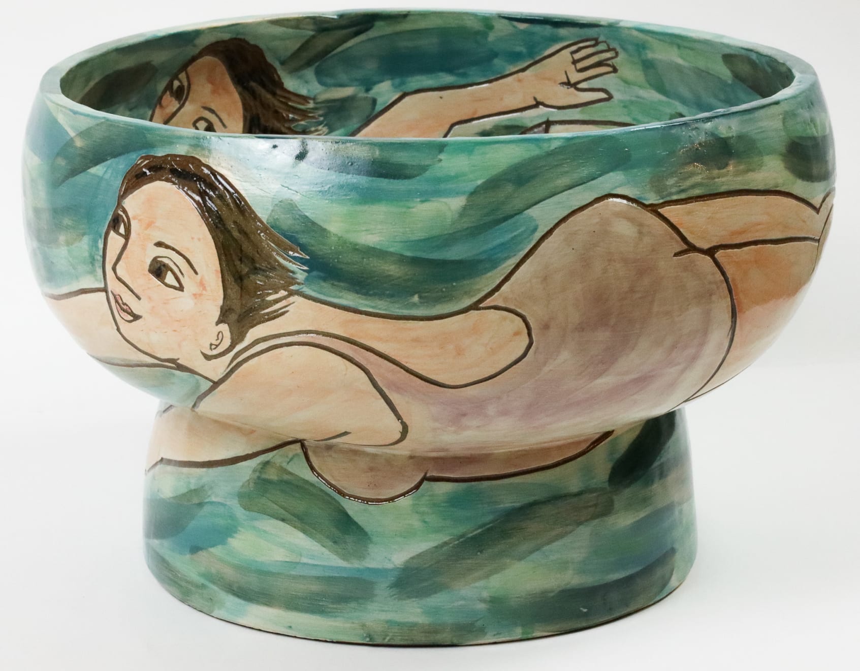 Anita Klein, Swimming with Ducks, 2025