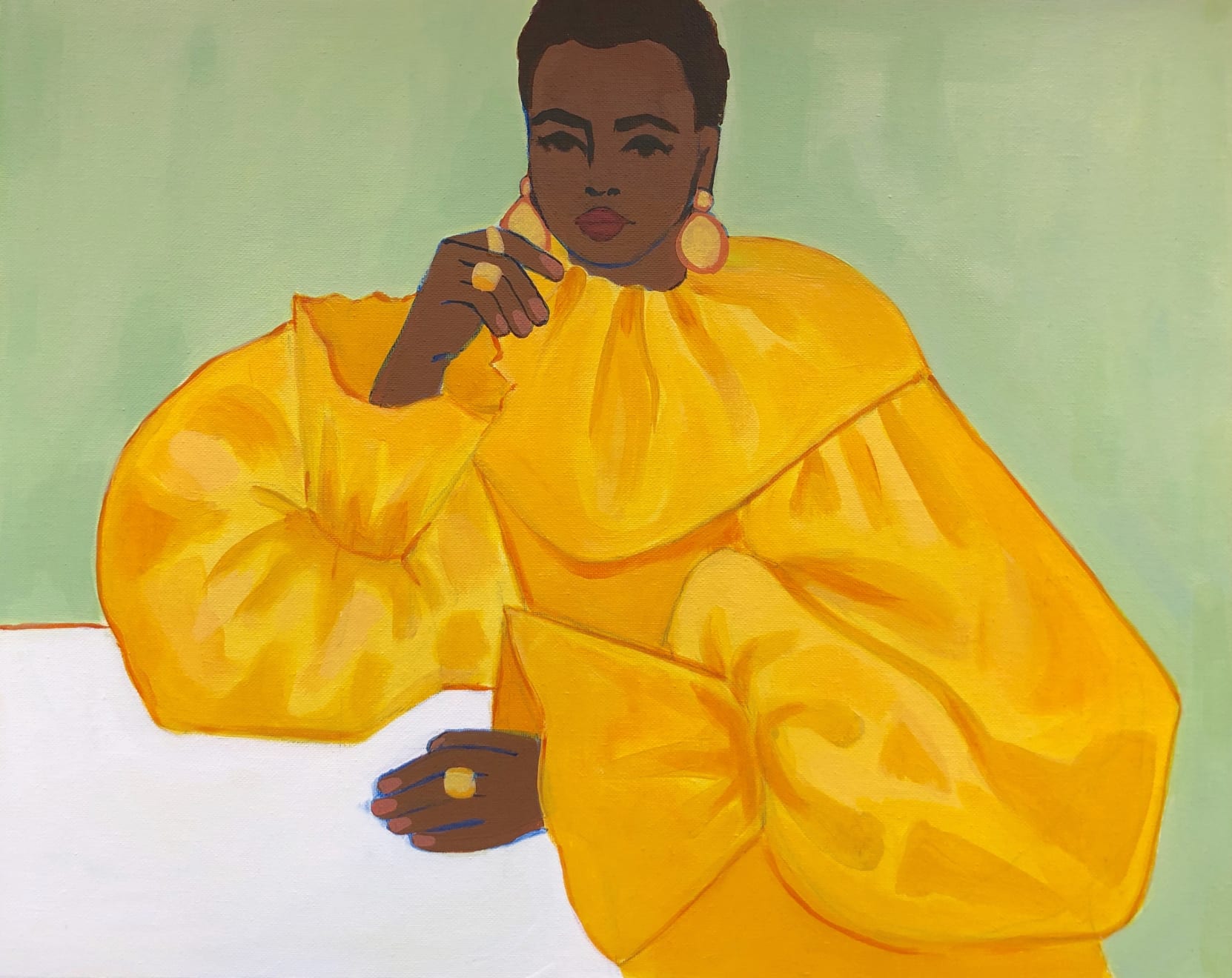 Susie Stone, Yellow Couture, 2022