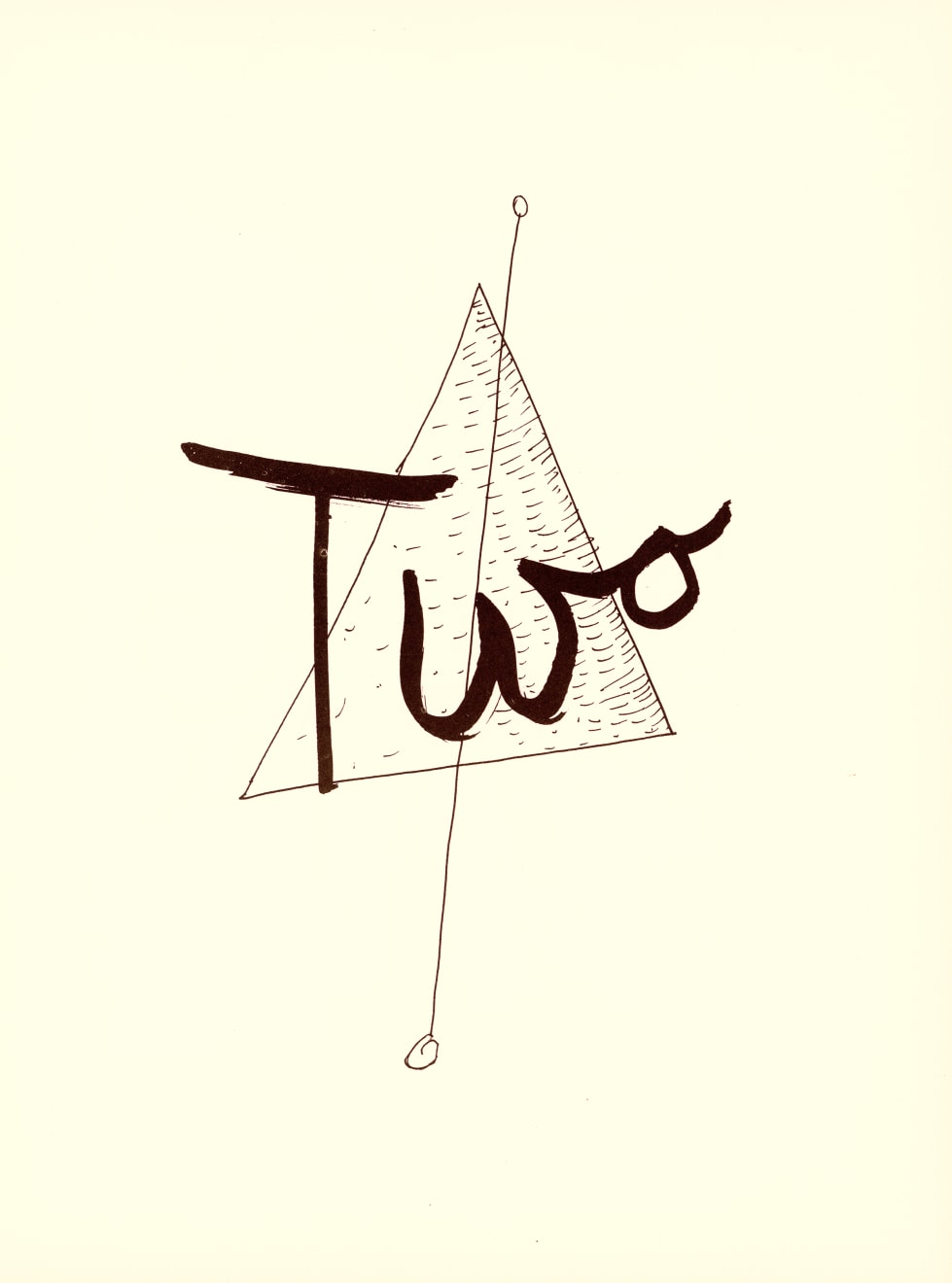 Man Ray, T - Two, 1948