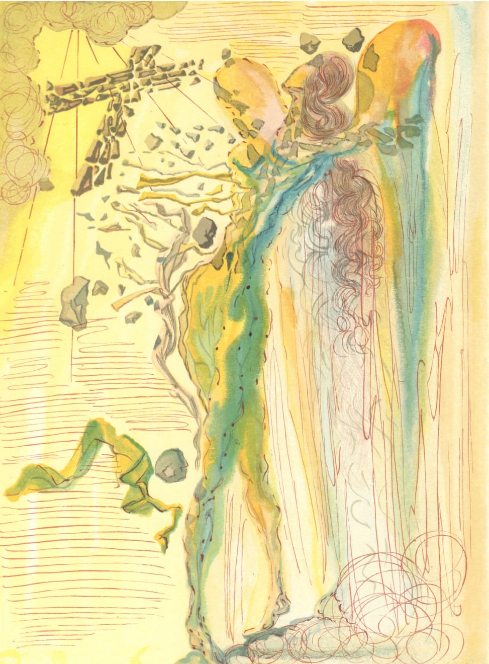 Salvador Dalí, Uproar of the Glorious Corps (Paradise: Canto 12), 1960-64