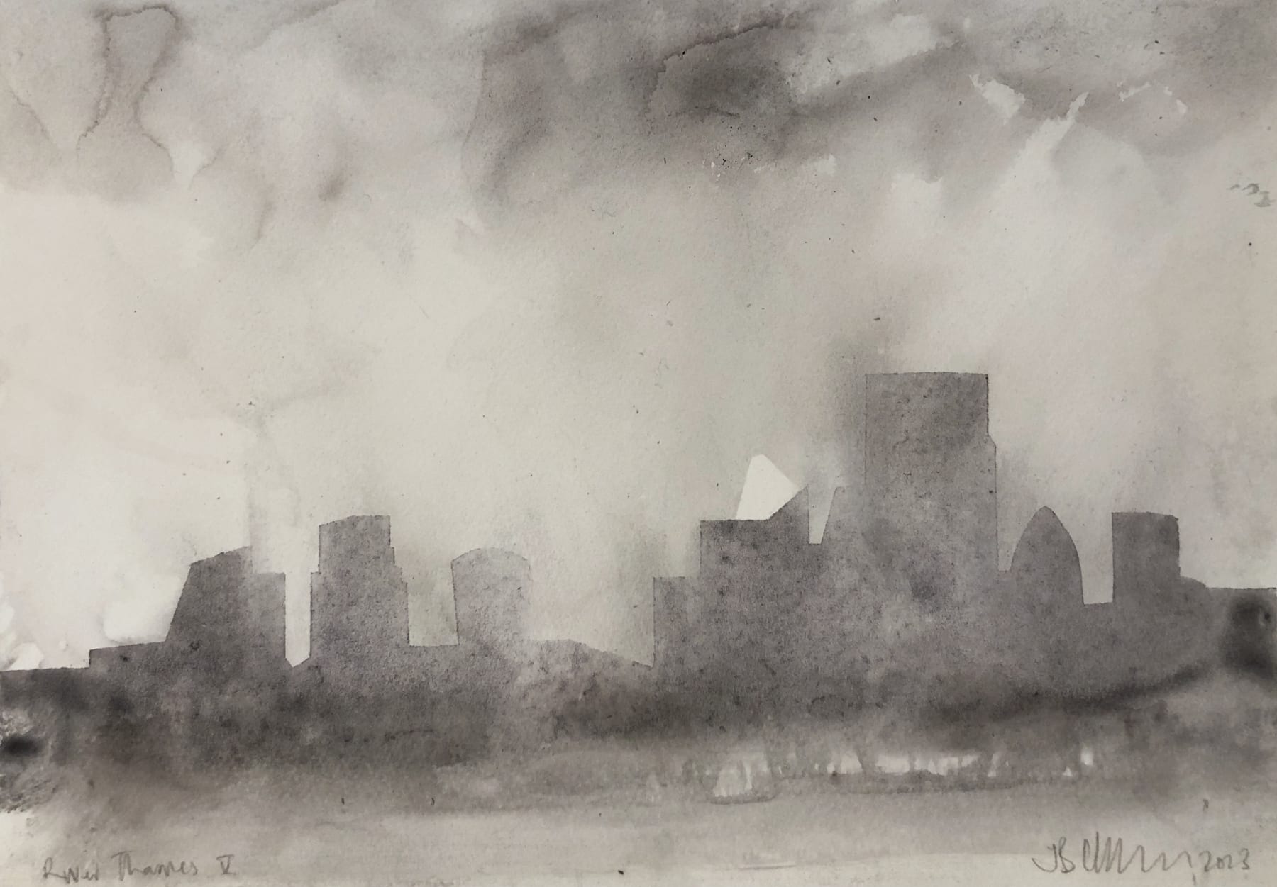 Jason Hicklin, River Thames V, 2023