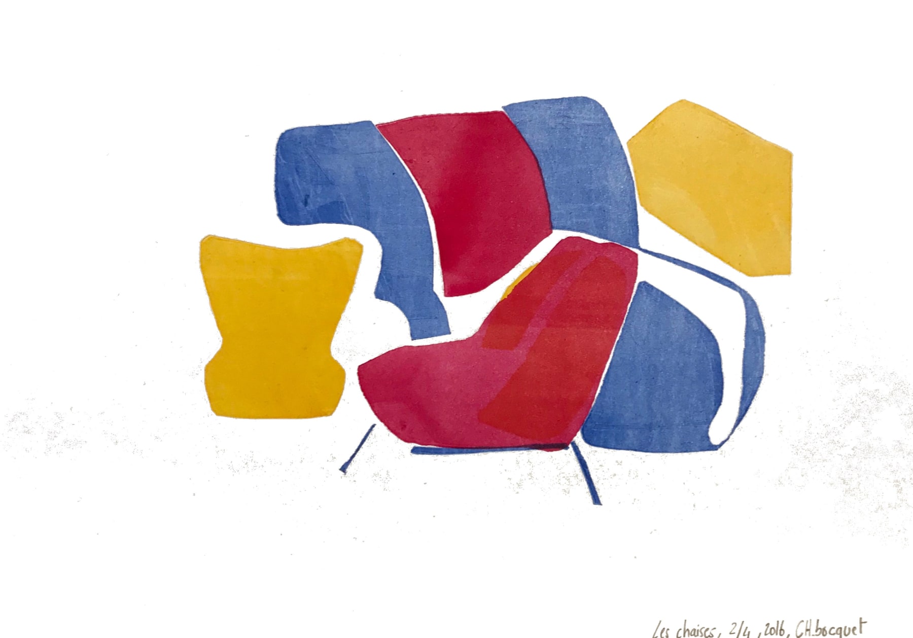 Chloé Bocquet, Les Chaises, 2016