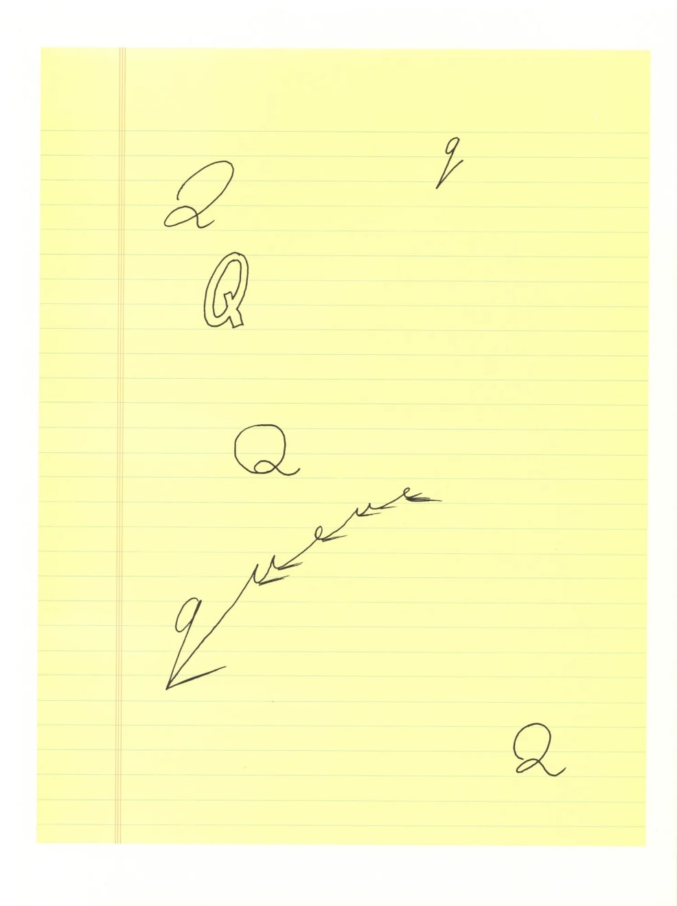 Summer Secret Bid Auction 2023, LOT 100: David Hockney - Hockney’s Alphabet - Q (ii), 1991