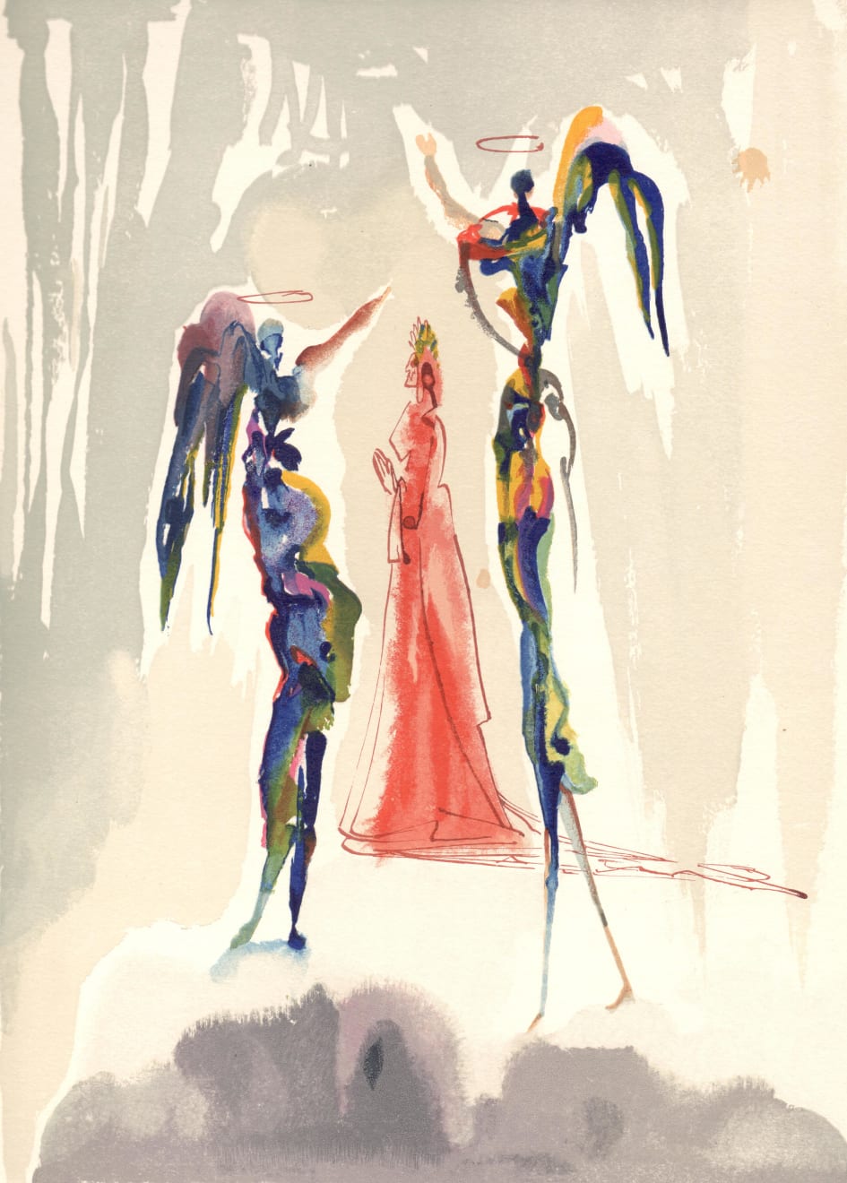 Salvador Dalí, Gloria Patri (Paradise: Canto 27), 1960-64