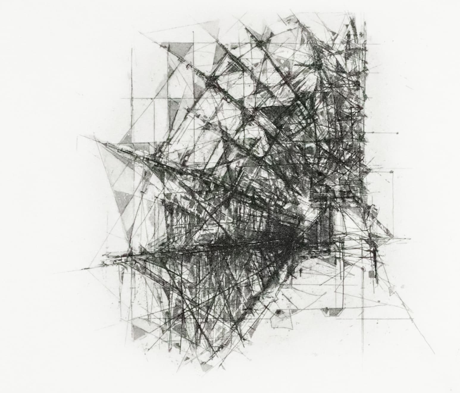 Ian Chamberlain, Sat Study I, 2017