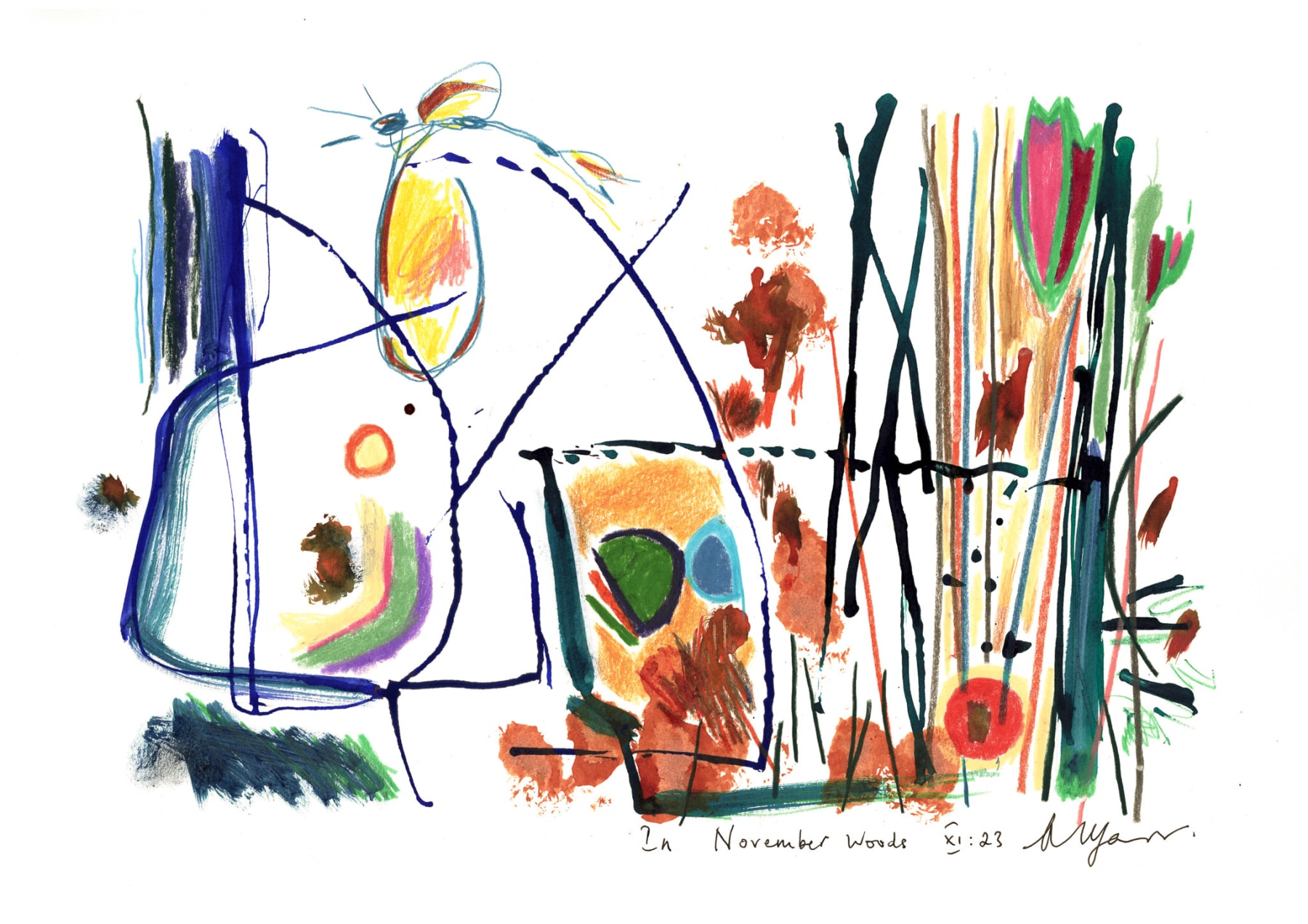 Andrew Marr, In November Woods XI:23, 2023