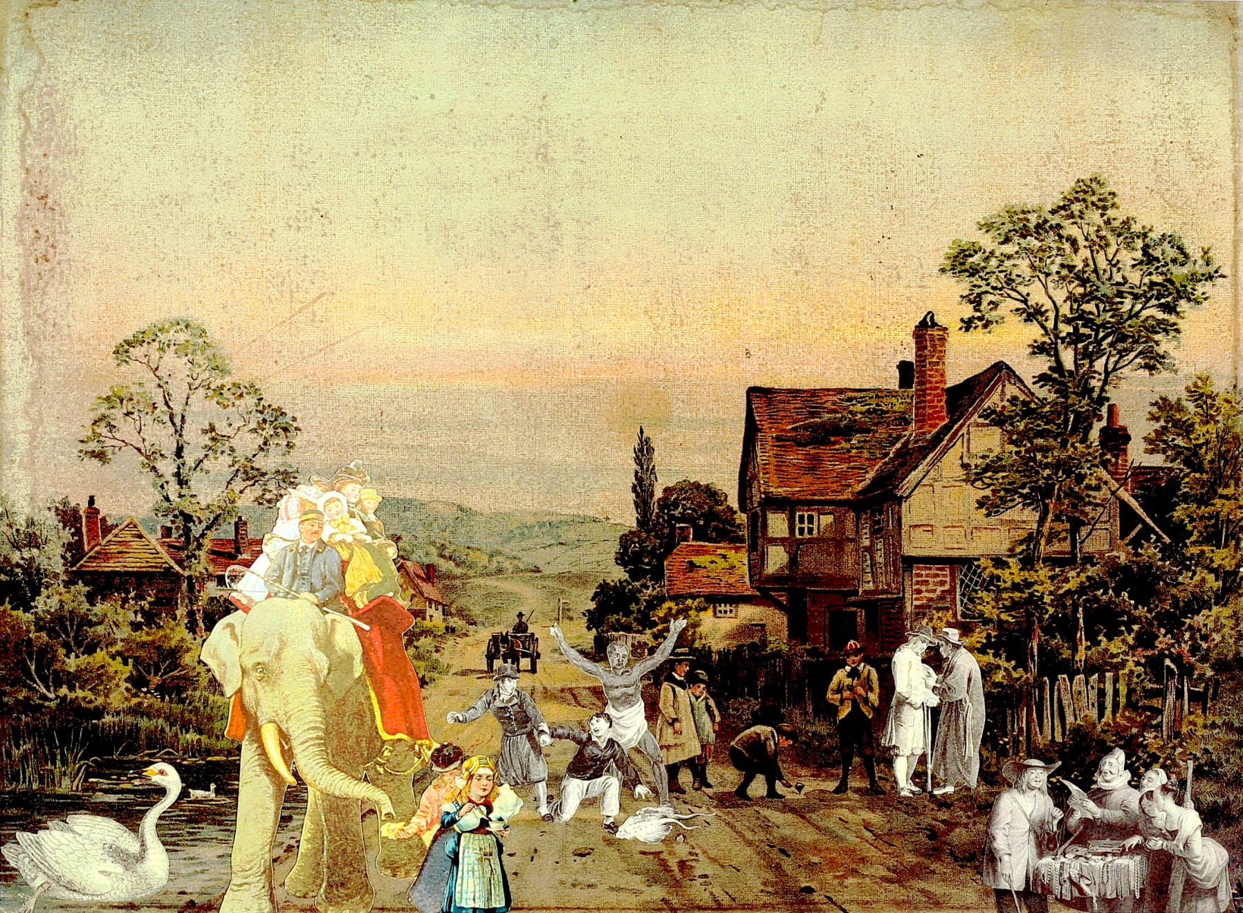 Dulwich College Secret Bid Auction 2025, Lot 11: Peter Blake - Village Fête, 1999