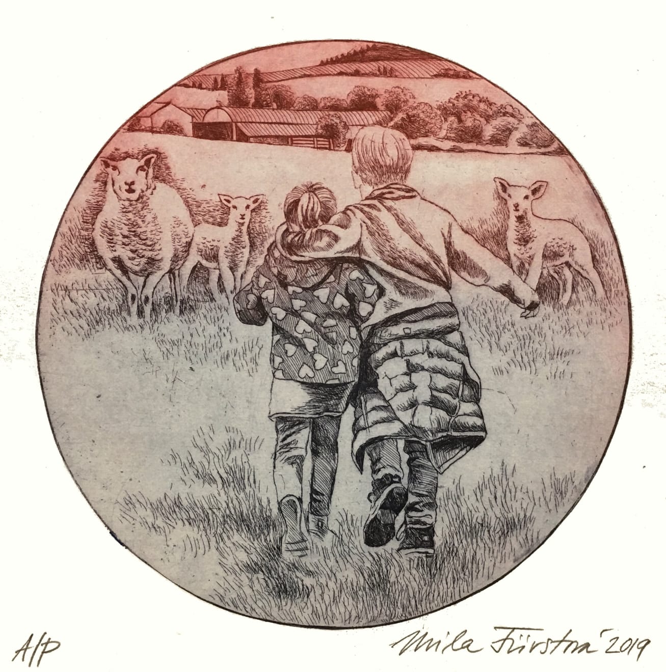 Mila Fürstová, Everydays I - Walking in the Field, 2019