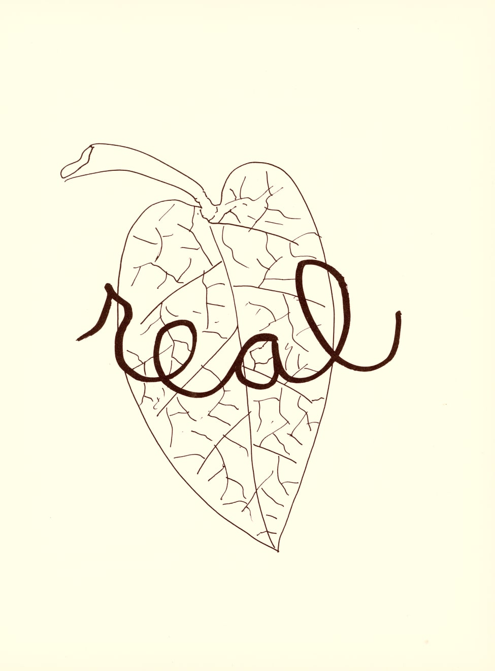 Man Ray, R - Real, 1948