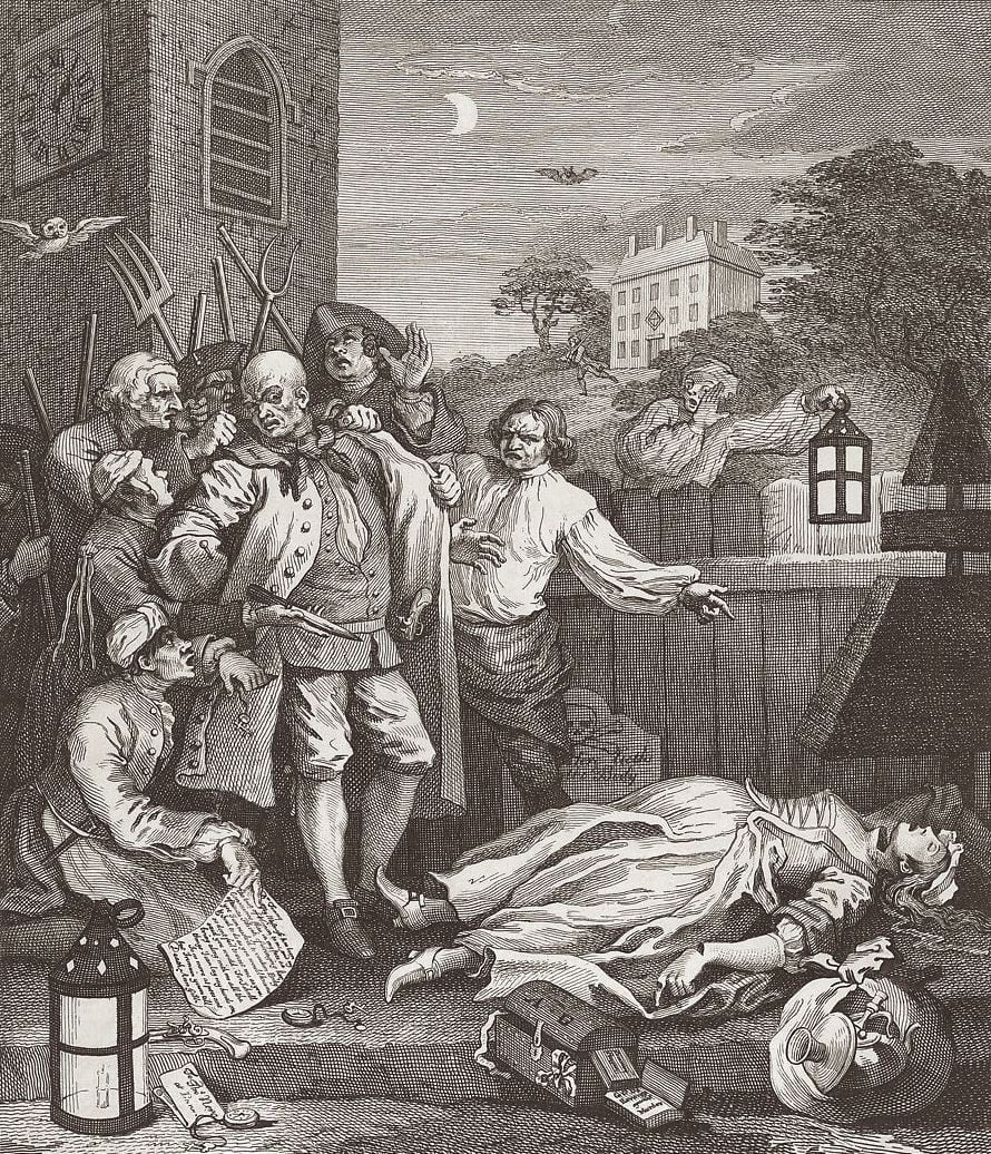 William Hogarth, Cruelty in Perfection (The Four Stages of Cruelty), 1751