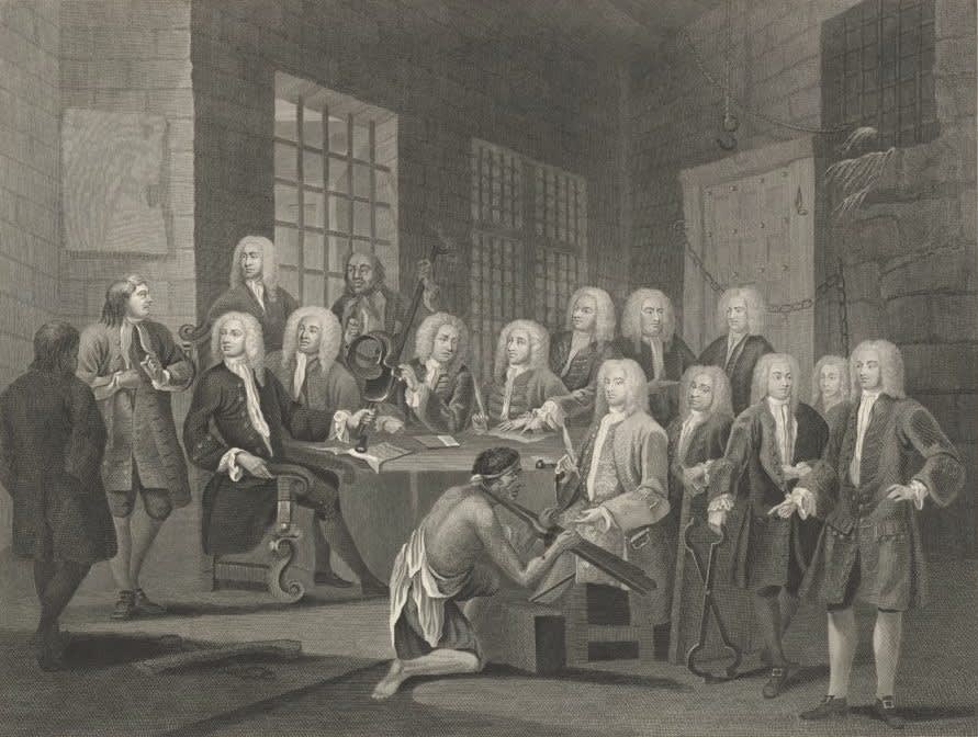 William Hogarth, Bambridge on Trial for Murder by a Committee of the House of Commons, 1803