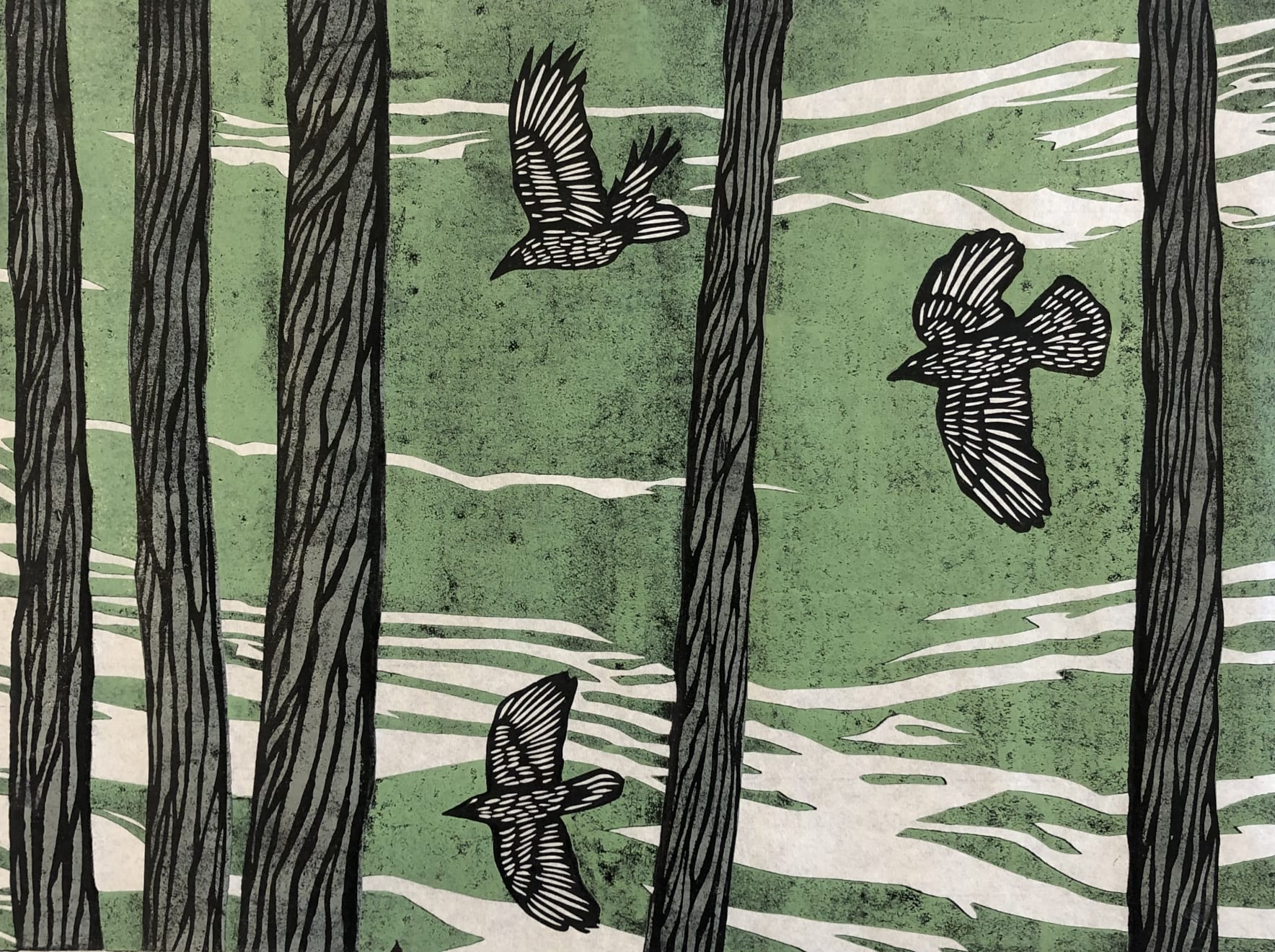 Paul Hogg, Three Crows , 2016