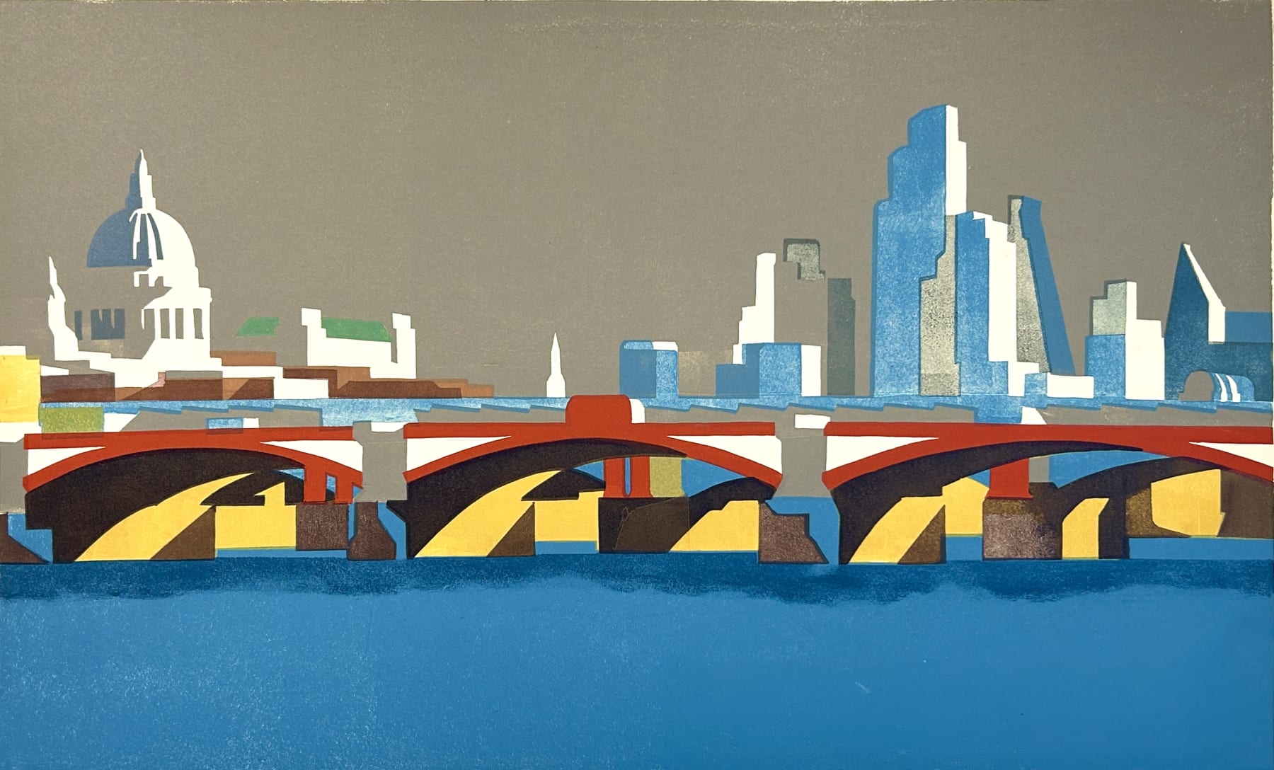 Dulwich College Secret Bid Auction 2024, LOT 21: Paul Catherall - Blackfriars and City I, 2024
