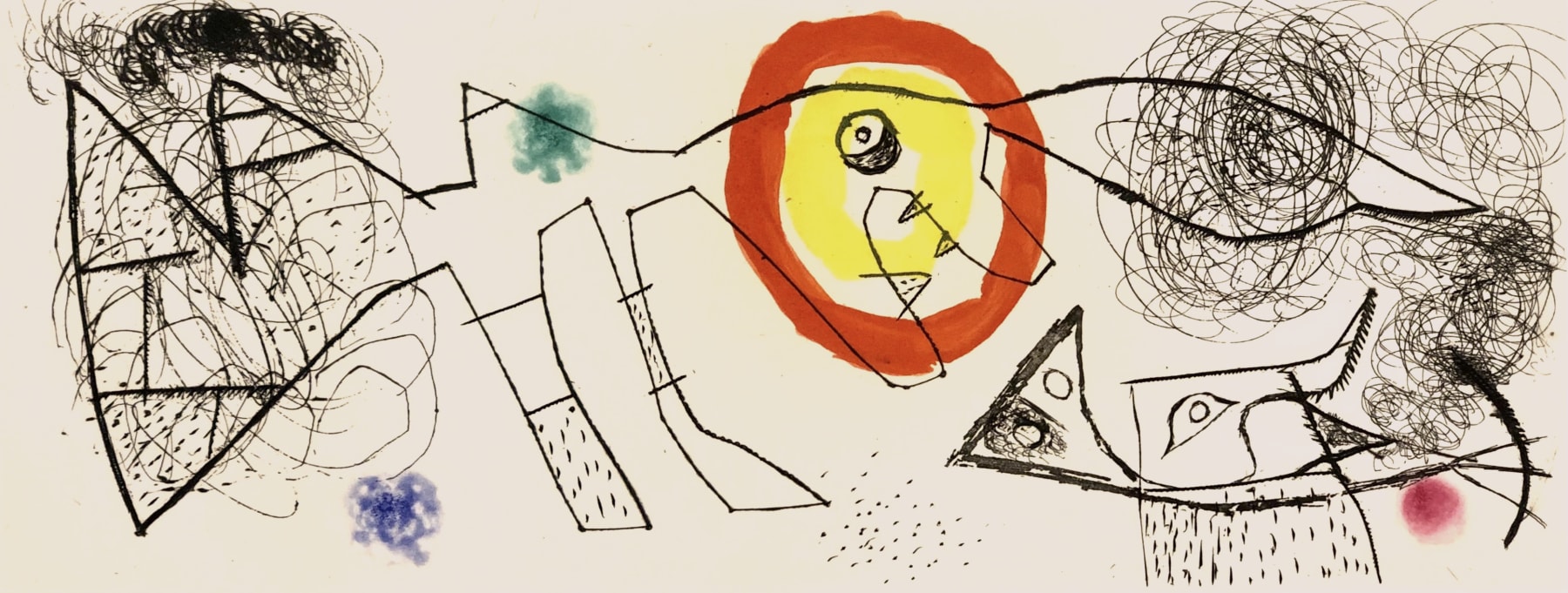 Joan Miró, From 'Erik Satie: Poèmes et Chansons' (I), 1969