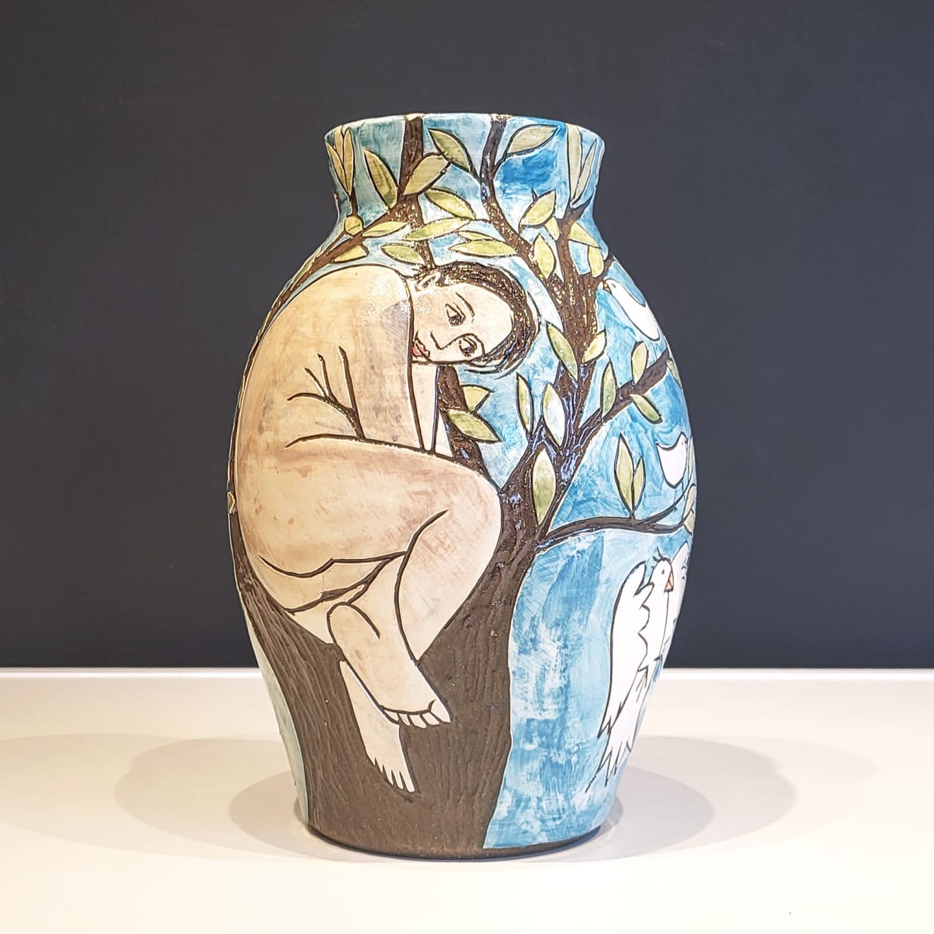 Anita Klein, Curled in the Tree, 2023