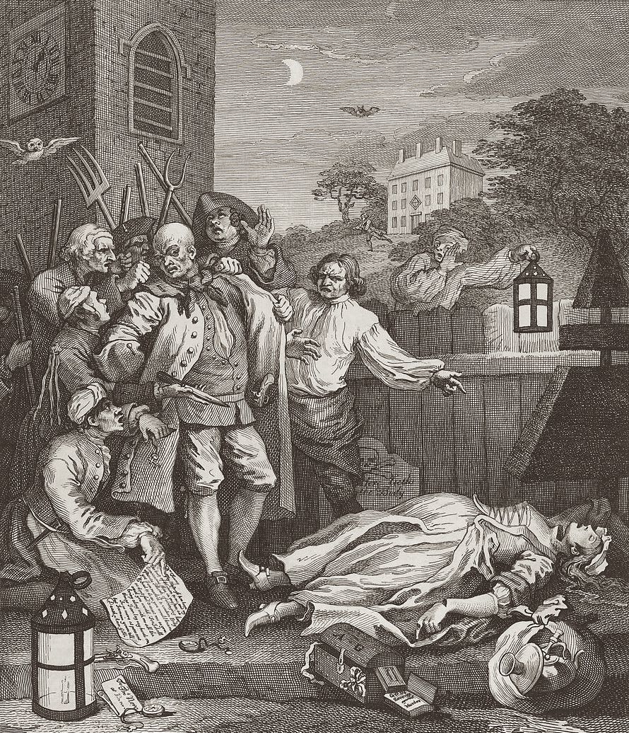 Summer Auction 2021, LOT 97: William Hogarth - Cruelty in Perfection (The Four Stages of Cruelty), 1732