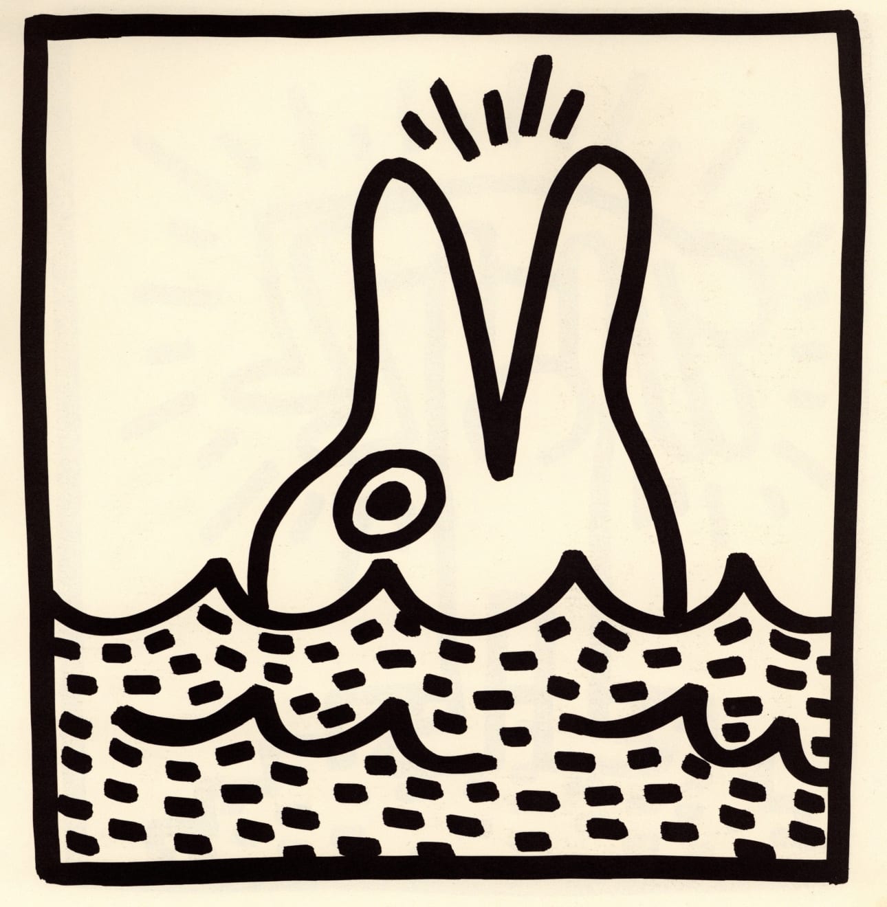 Keith Haring, Coloring Book VII, 1982
