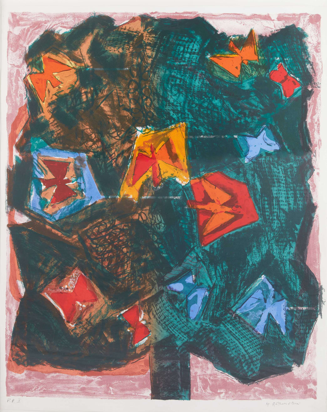 Michael Rothenstein, Green Tree with Birds, 1993