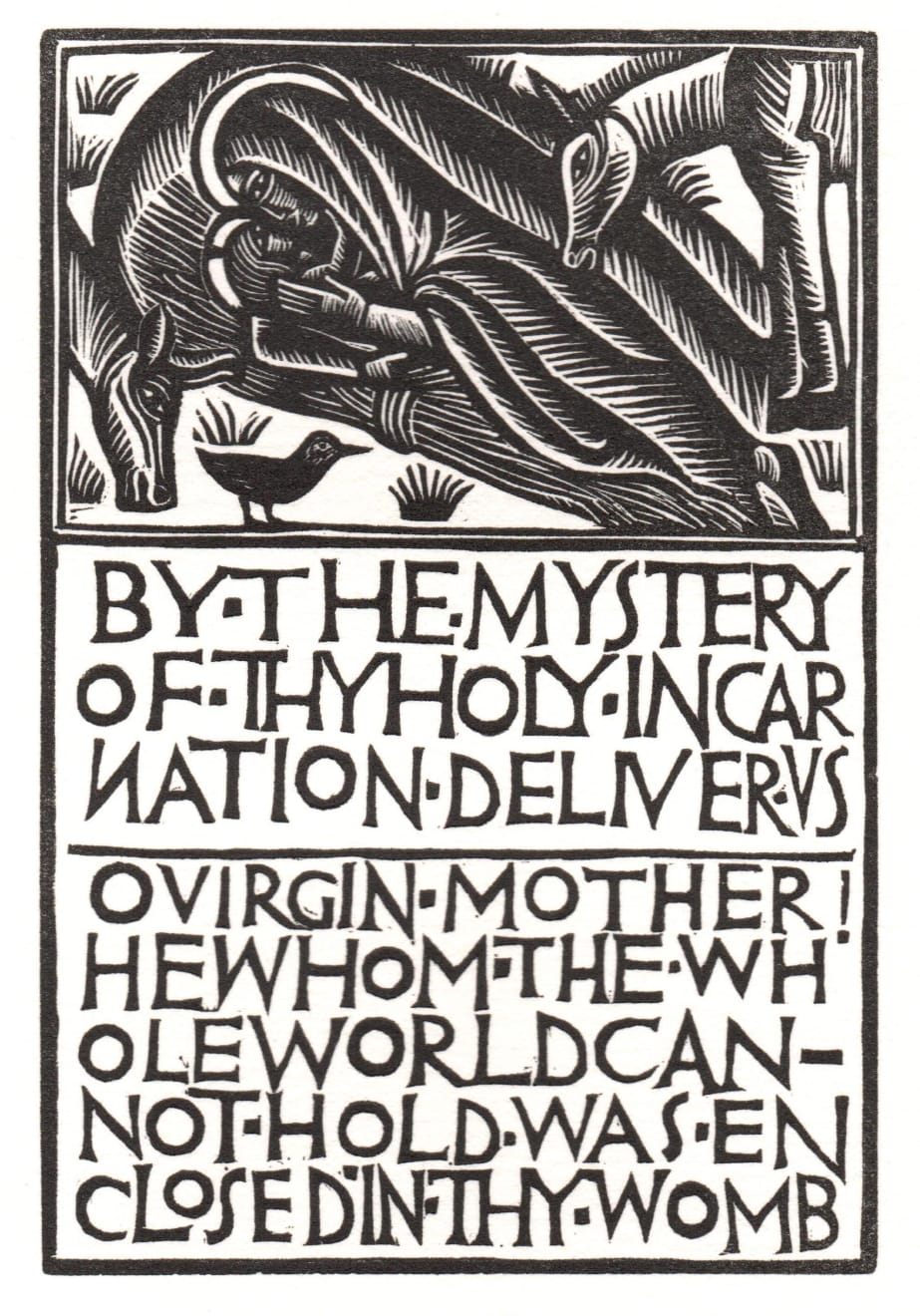 David Jones, Nativity (By the Mystery...)
