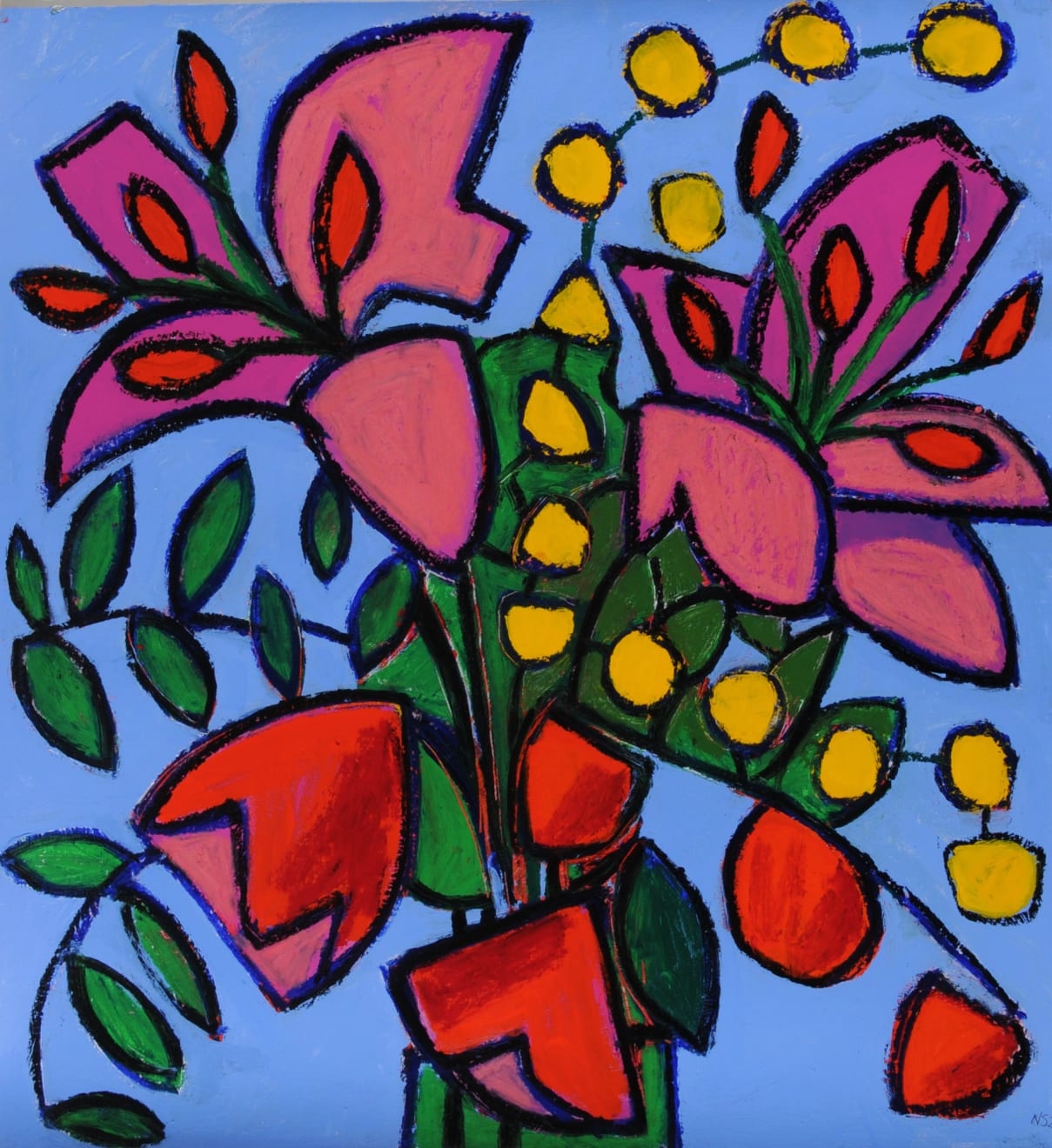 Nigel Swift, Pink Lilies 4, 2024