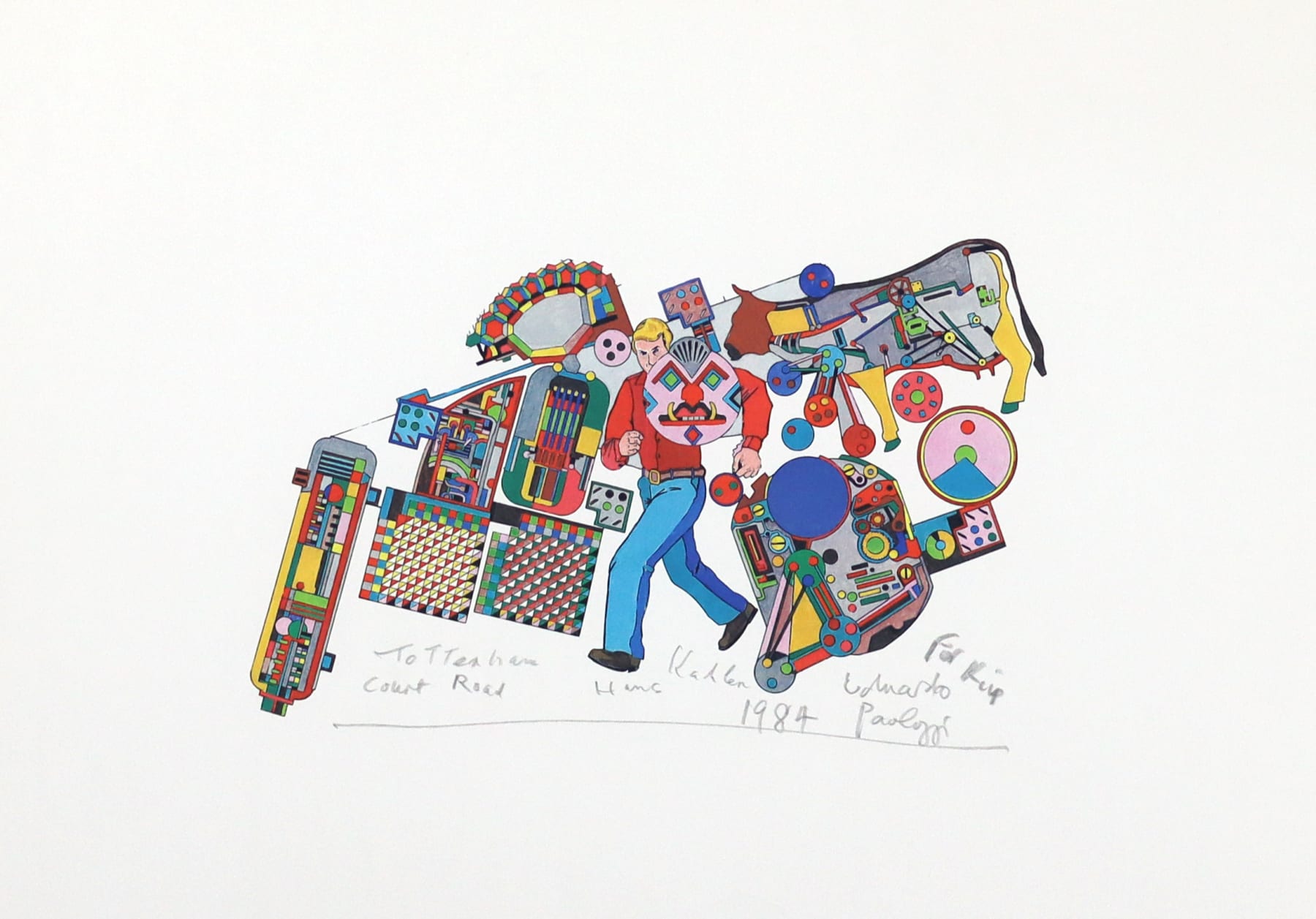 Eduardo Paolozzi, Designs for the Tottenham Court Road Underground, 1984