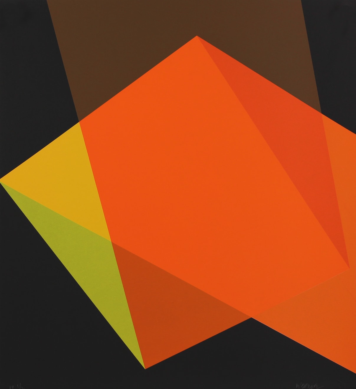 Christmas Secret Bid Auction 2025, LOT 21: Willard Boepple - Quartet Orange, 2017