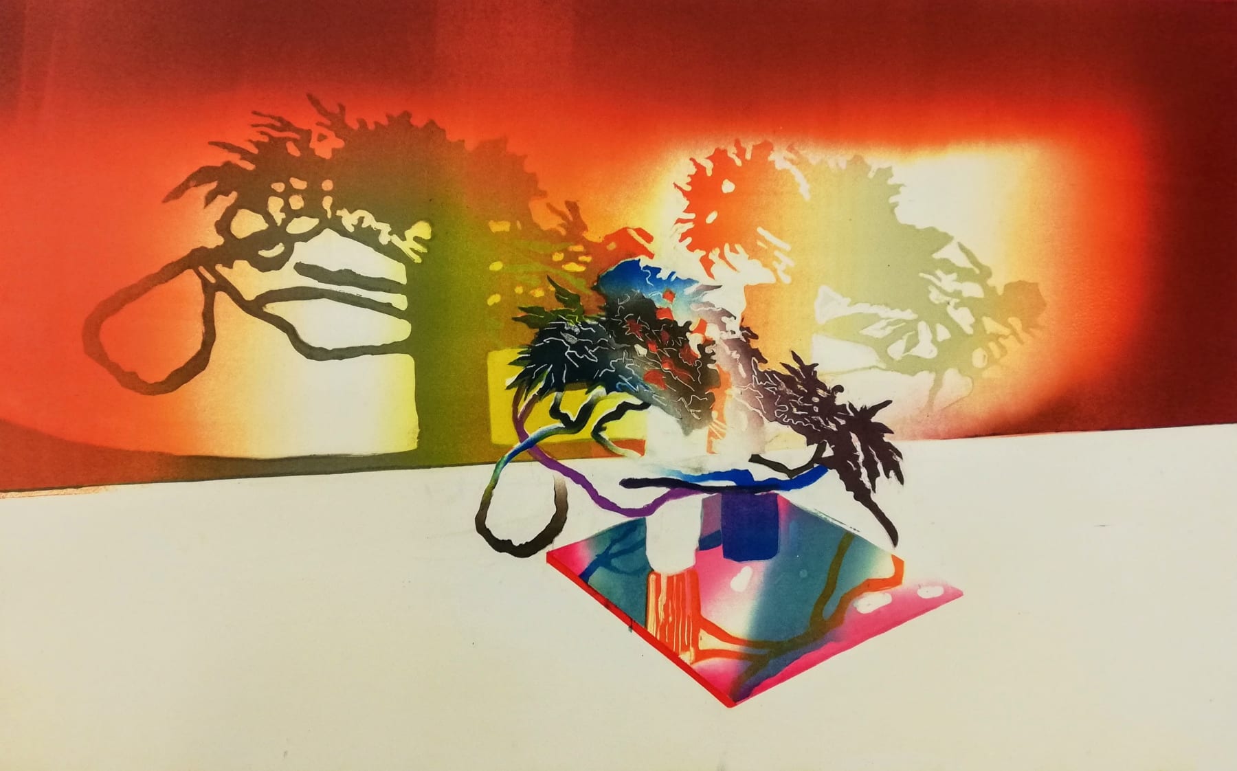 Sophie Layton, Willow Branch with Mirror, 2019