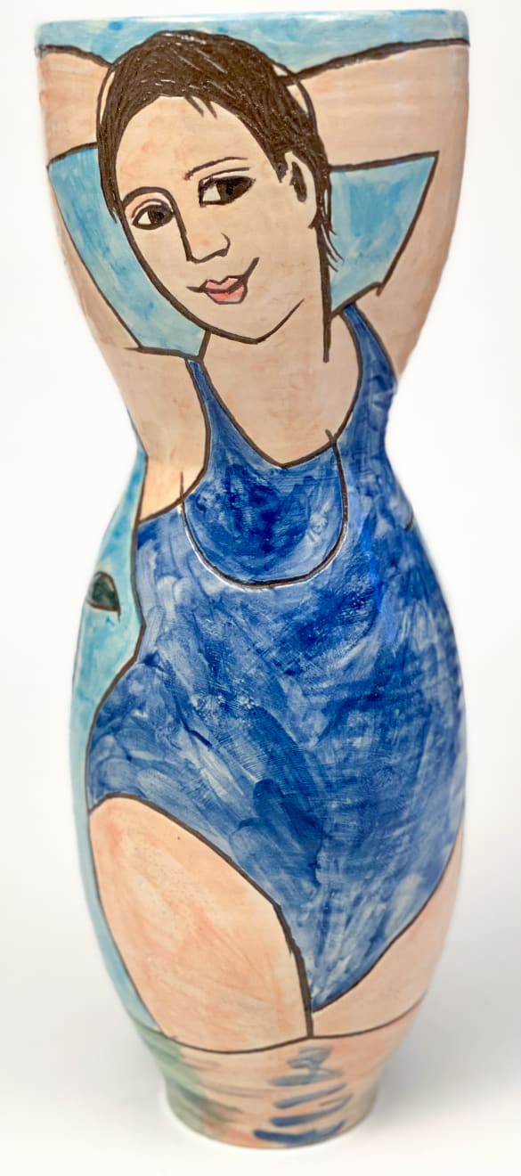 Christmas Secret Bid Auction 2025, LOT 149: Anita Klein - Tall Swimming Lady, 2025