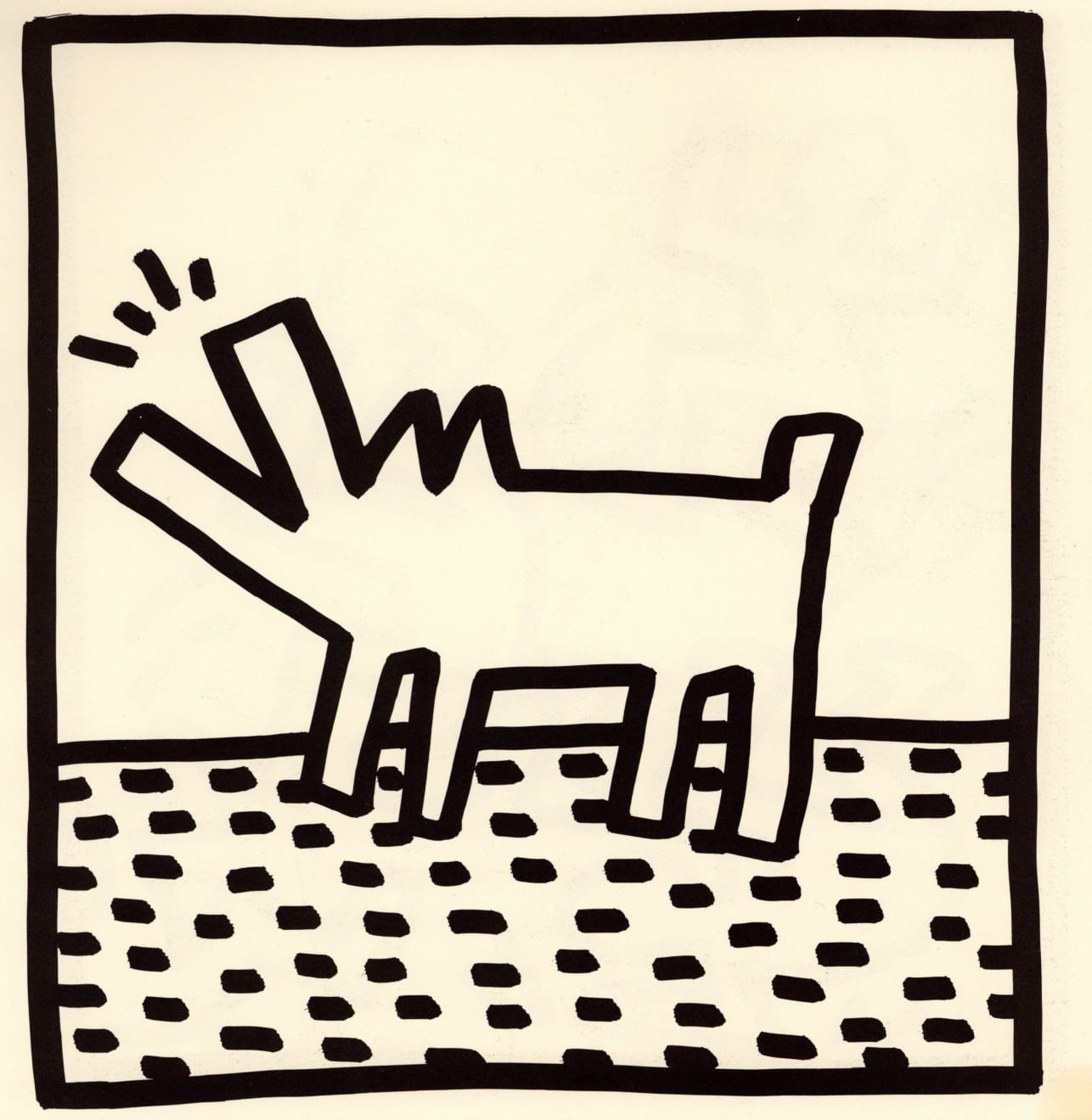 Keith Haring, Coloring Book V, 1982