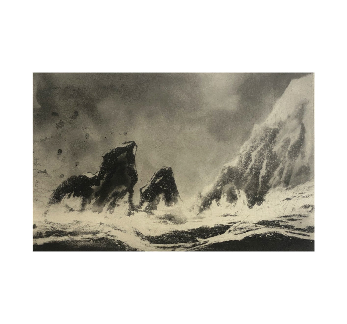 Norman Ackroyd, Dursey Head and Cow Rock, 2020