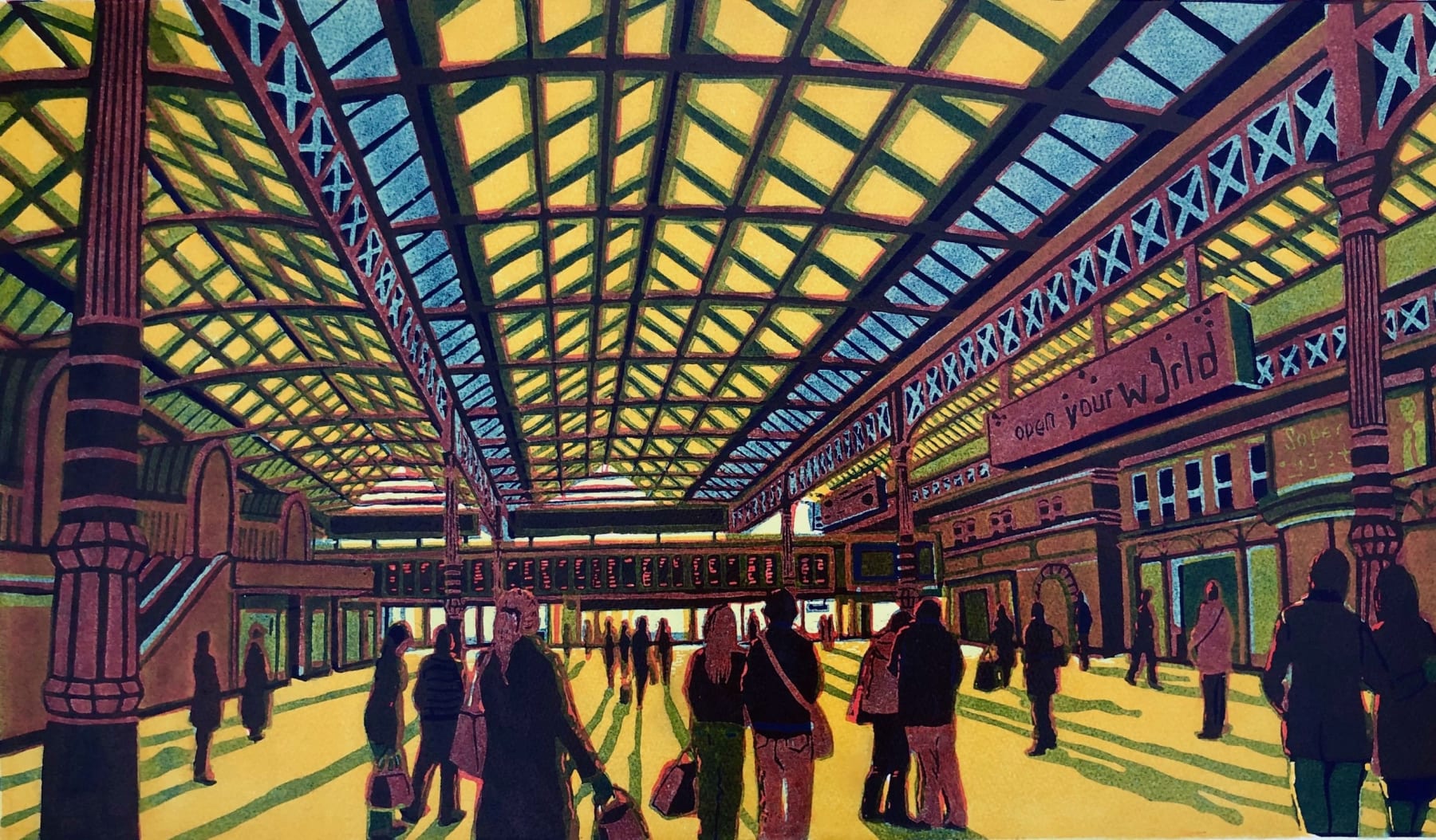 V is for Victoria Station, Poetry of Departures, 2013