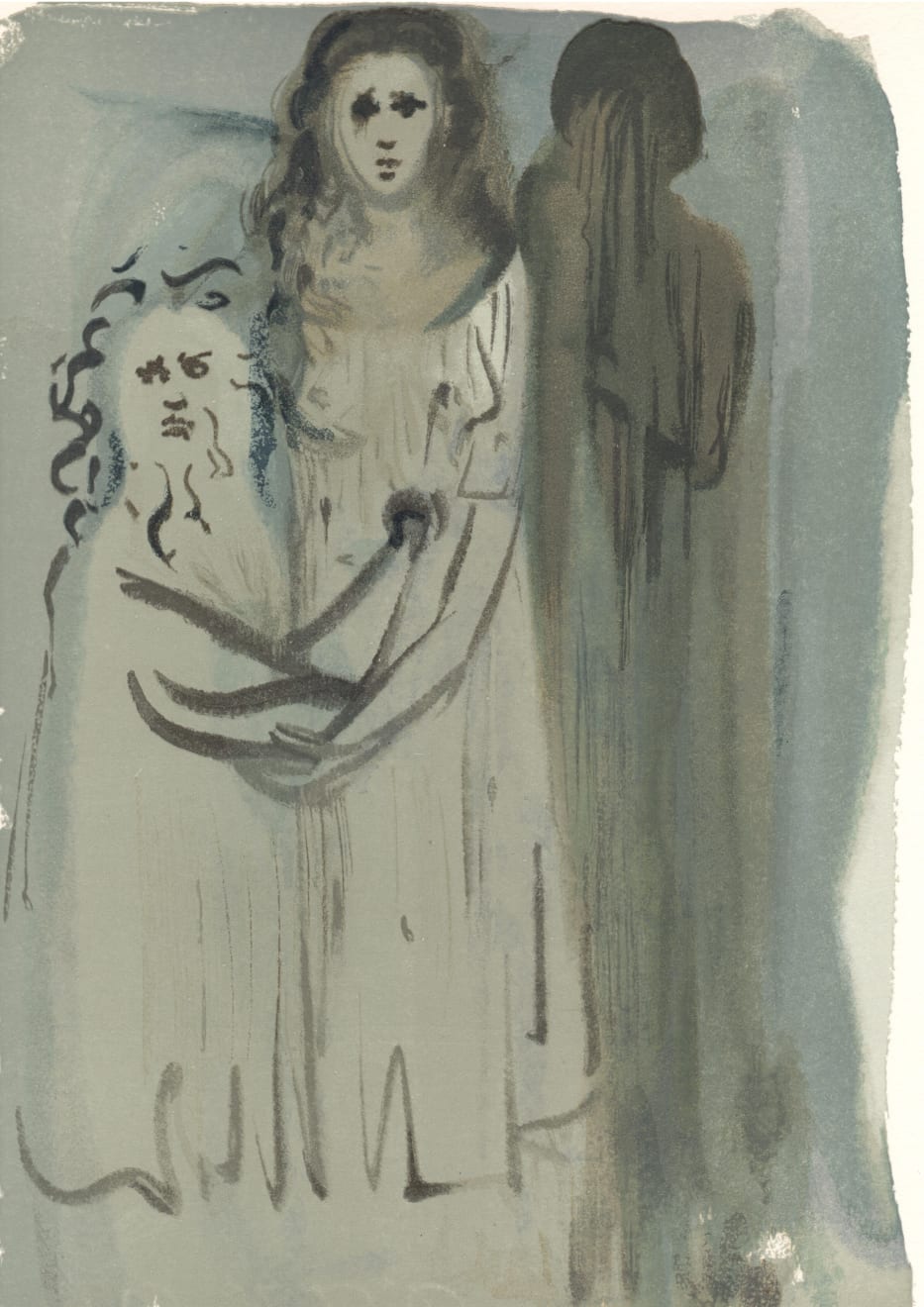 Christmas Secret Bid Auction , LOT 47: Salvador Dalí - In the Stream of Anger (Purgatory: Canto 16), 1960-64