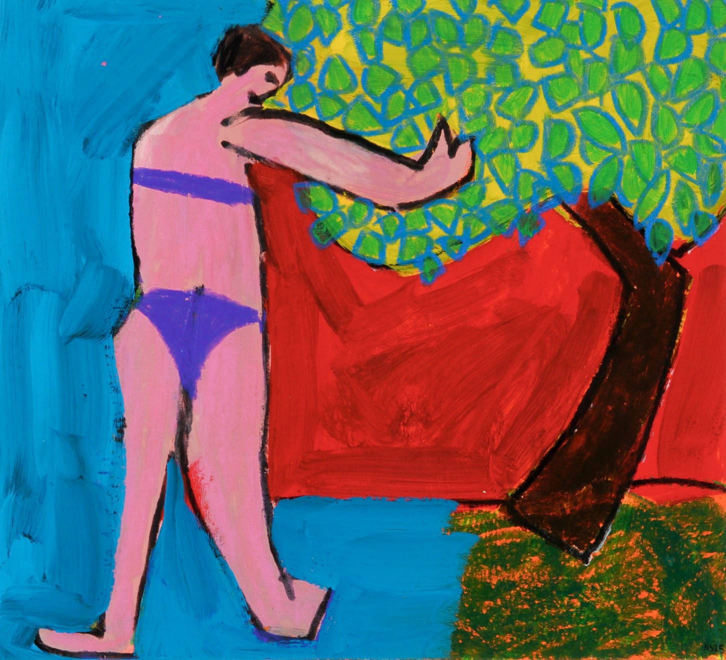 Nigel Swift, Lady in the Italian Garden, 2025