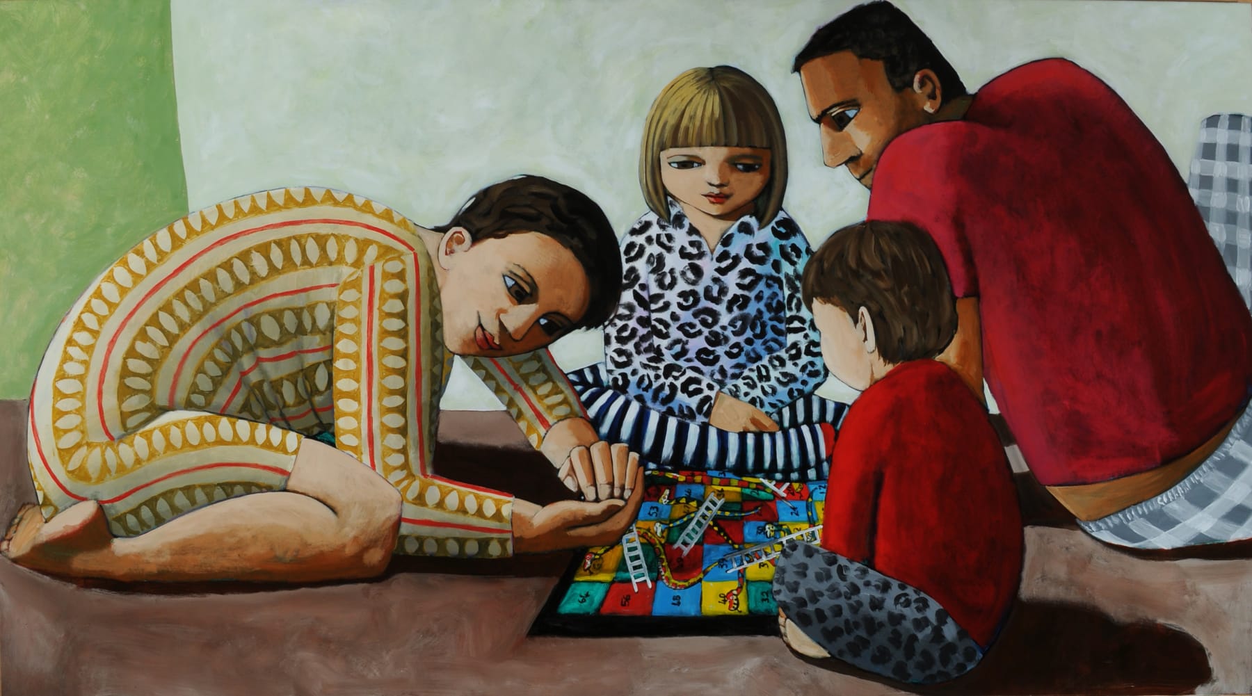 Anita Klein Studio Sale, Snakes and Ladders, 2021