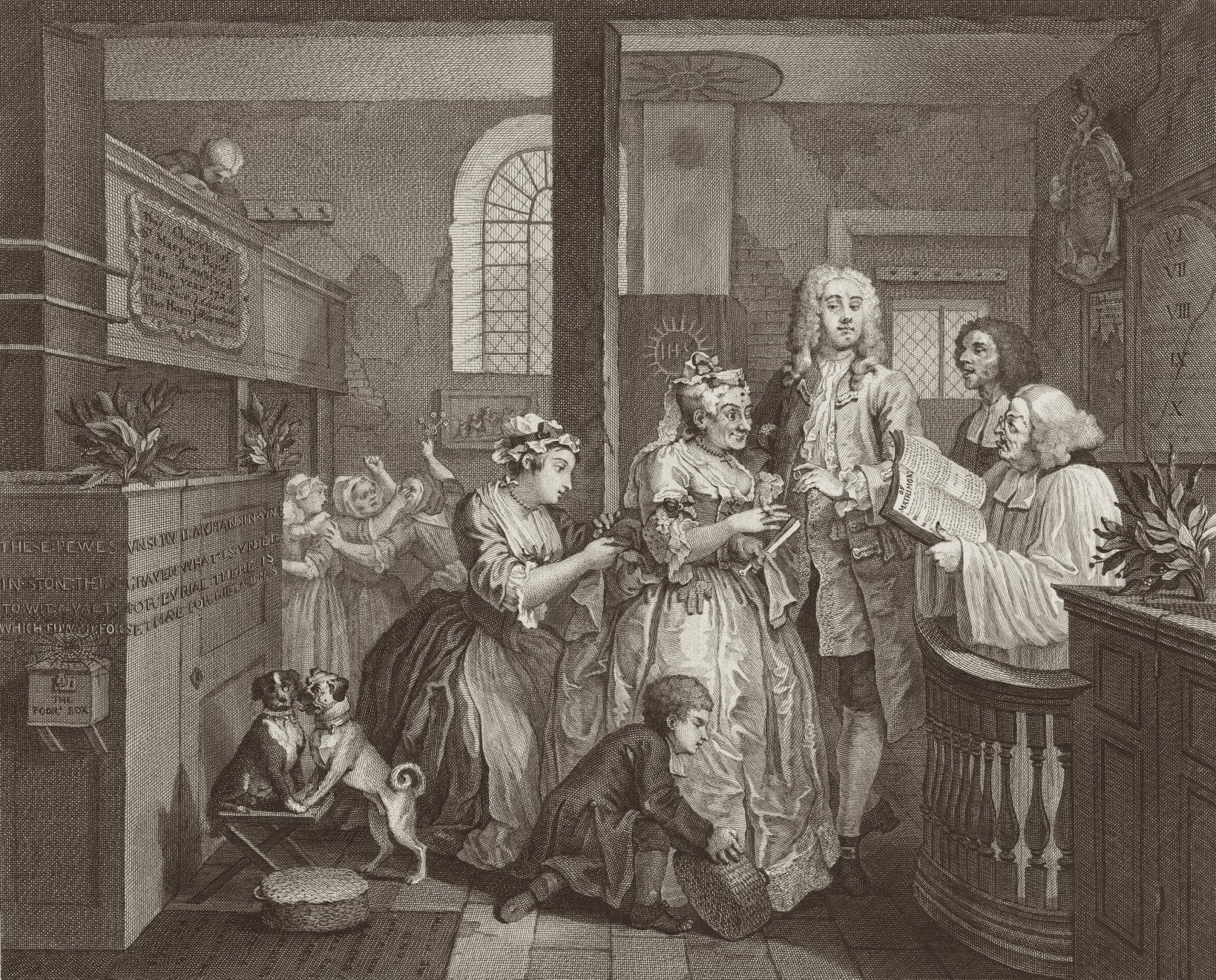 Summer Auction 2021, LOT 96: William Hogarth - A Rake's Progress Plate 5, 1735