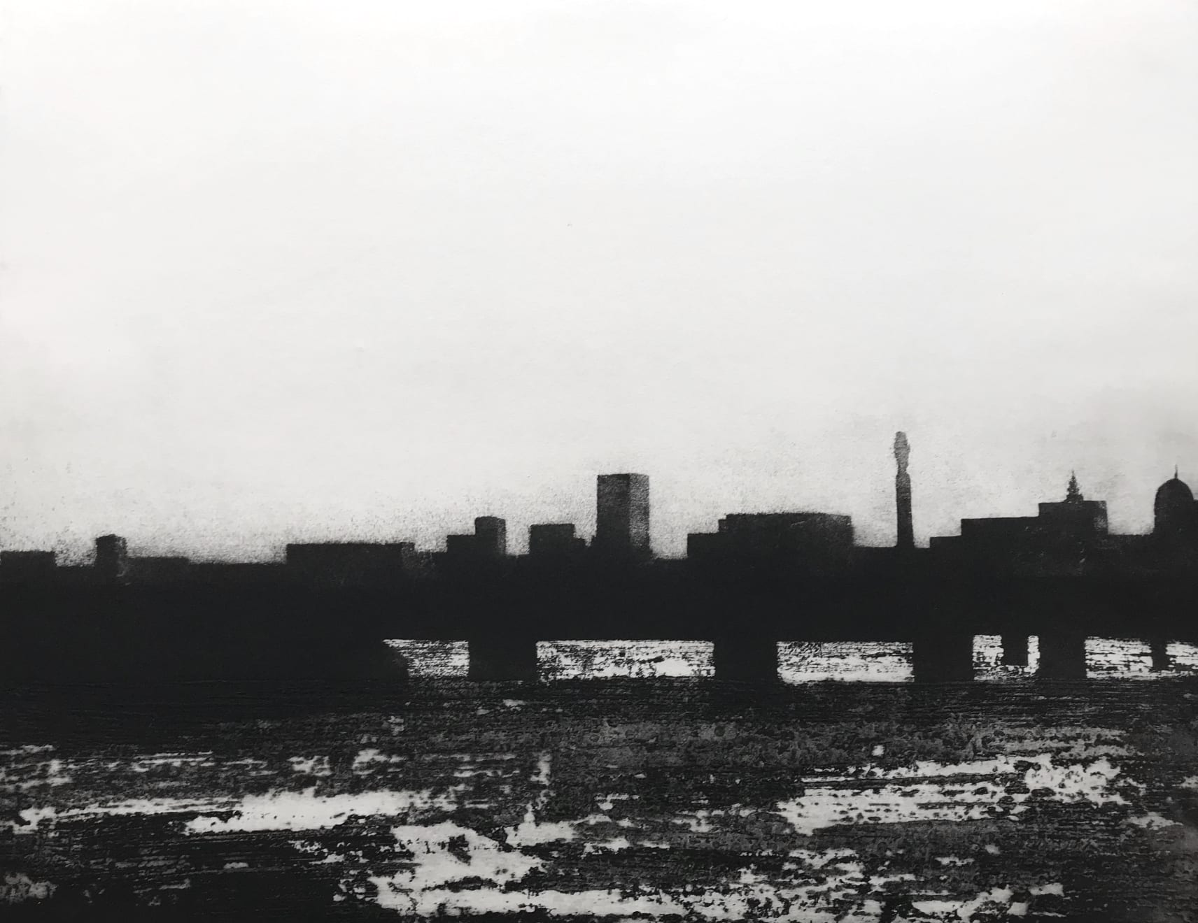 Jason Hicklin, The Thames. King’s Reach (Southwark Bridge), 2019
