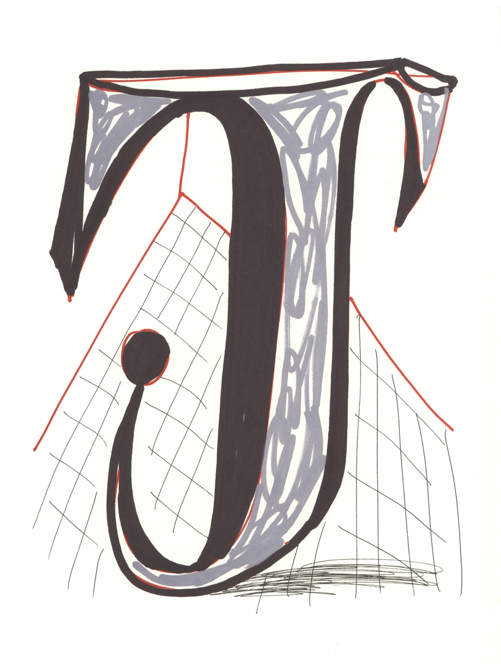 David Hockney, 'J' from 'Hockney's Alphabet' , 1991