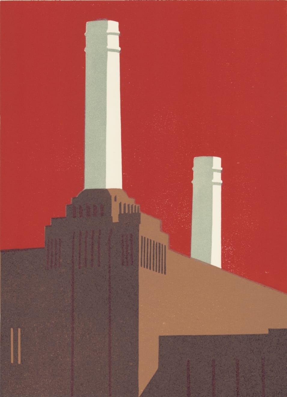 Paul Catherall, Battersea Red III, 2019