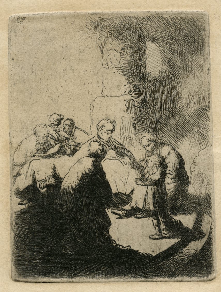 Rembrandt Van Rijn, Christ Disputing with Doctors, 1630