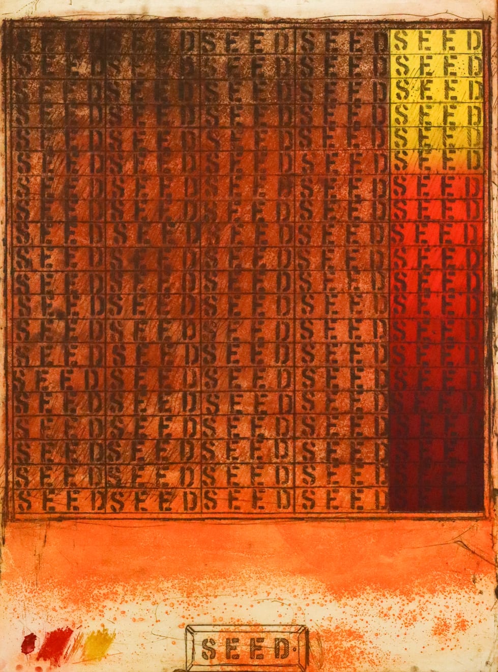 Christmas Secret Bid Auction 2025, LOT 220 - Joe Tilson: Seed Mantra, 1978