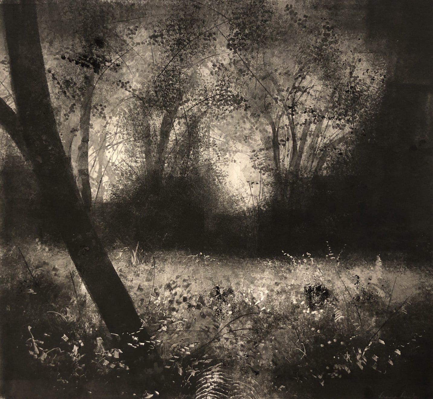 Christmas Secret Bid Auction 2024, LOT 71: Fiona Fouhy - Epping Forest at Dusk, 2020