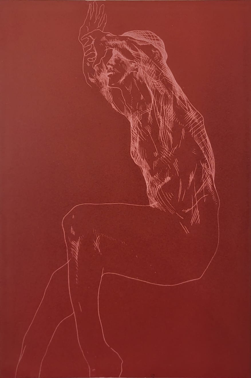 Veta Gorner, Counterpoint C (red), 2023